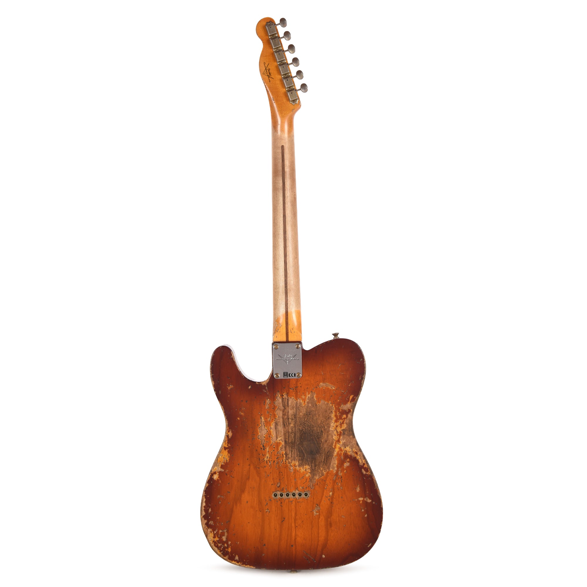 Fender Custom Shop 1952 Telecaster Faded Violin Burst Super Heavy Relic w/Hand-Wound '50/'51 Blackguard Pickups Electric Guitars / Solid Body