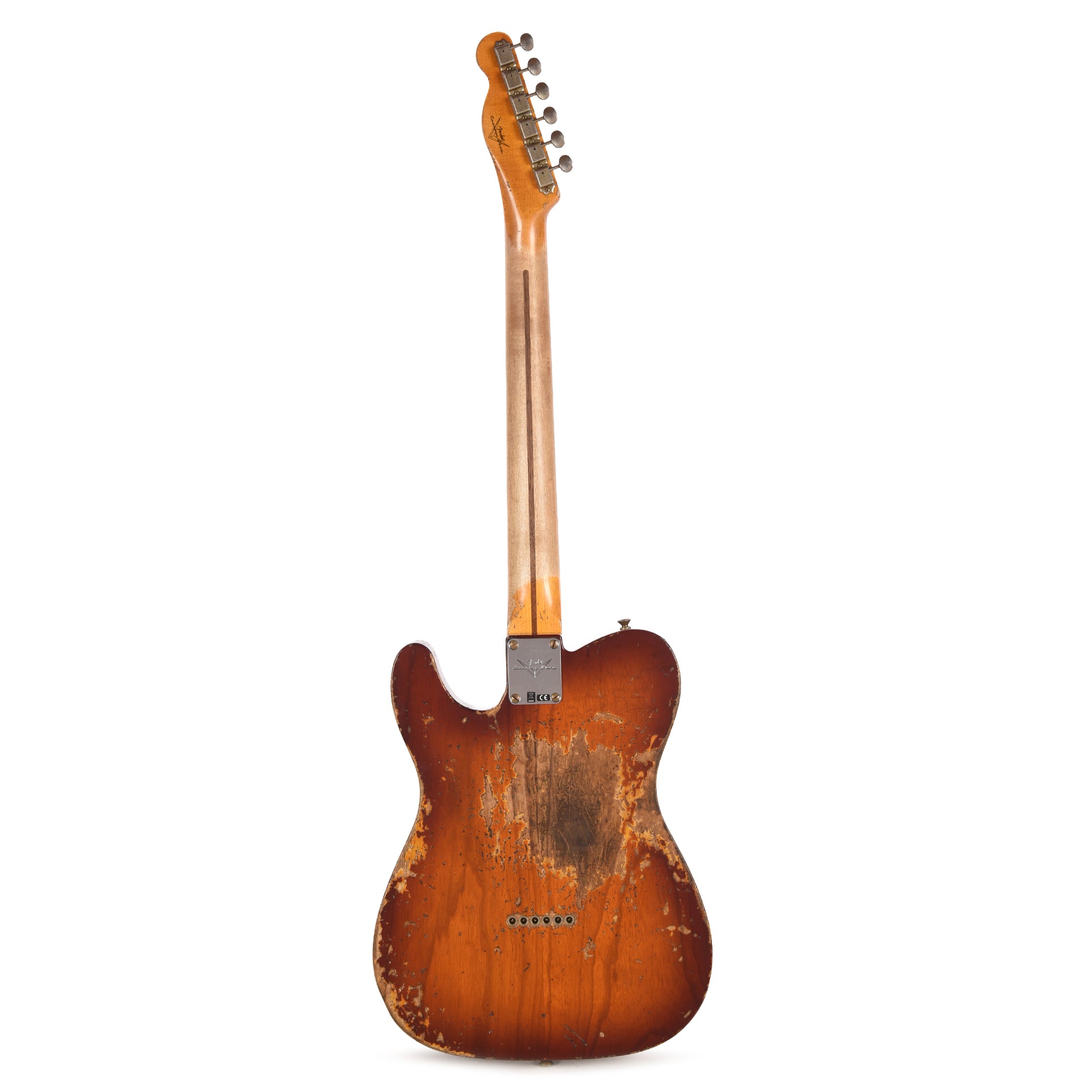 Fender Custom Shop 1952 Telecaster Faded Violin Burst Super Heavy Relic w/Hand-Wound '50/'51 Blackguard Pickups Electric Guitars / Solid Body