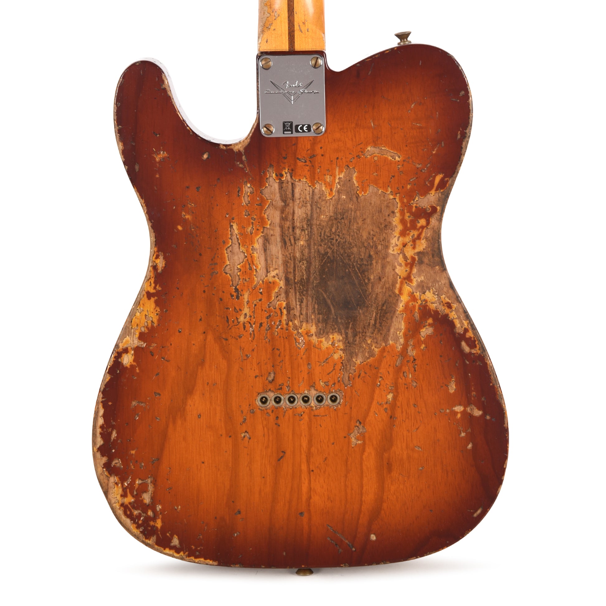 Fender Custom Shop 1952 Telecaster Faded Violin Burst Super Heavy Relic w/Hand-Wound '50/'51 Blackguard Pickups Electric Guitars / Solid Body