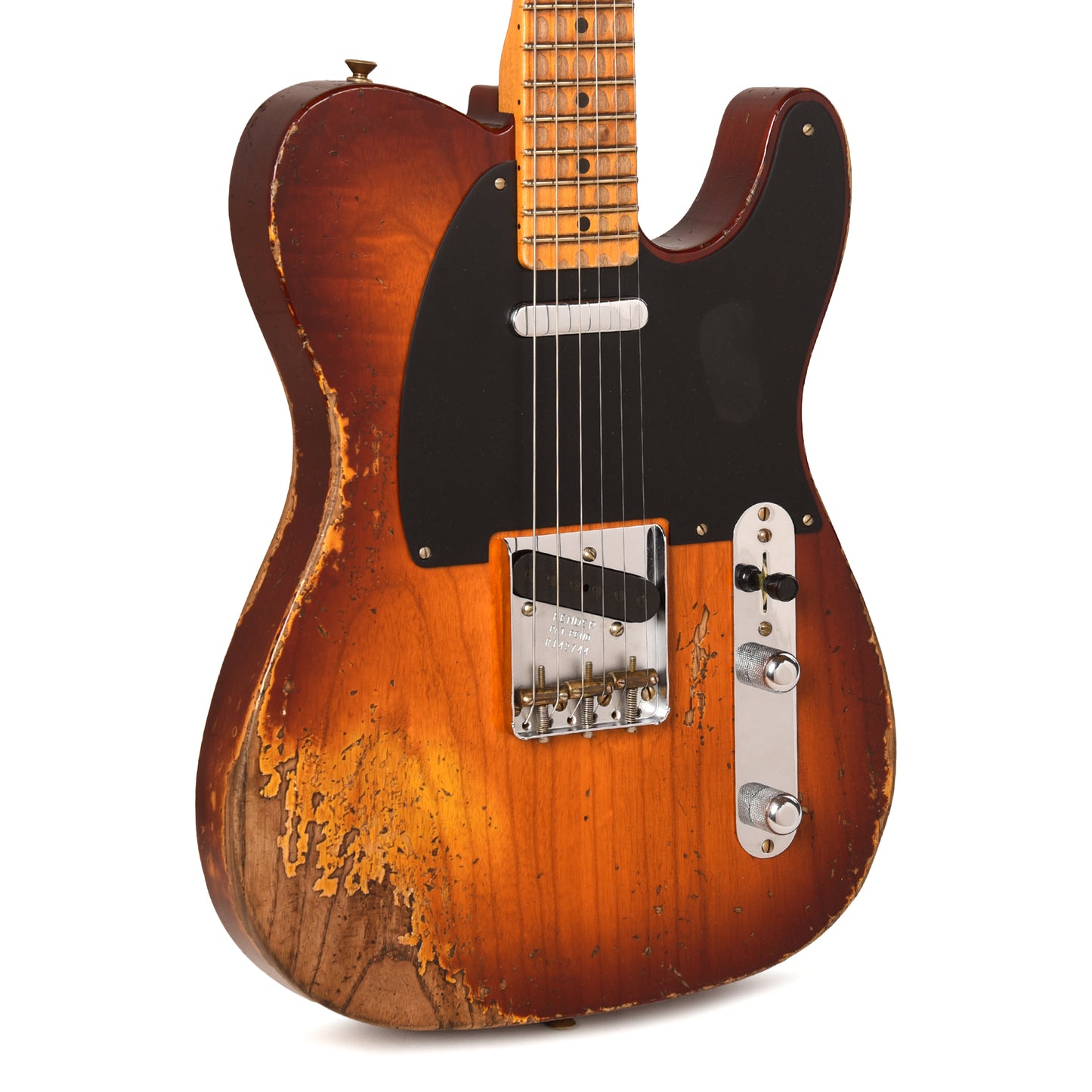 Fender Custom Shop 1952 Telecaster Faded Violin Burst Super Heavy Relic w/Hand-Wound '50/'51 Blackguard Pickups Electric Guitars / Solid Body
