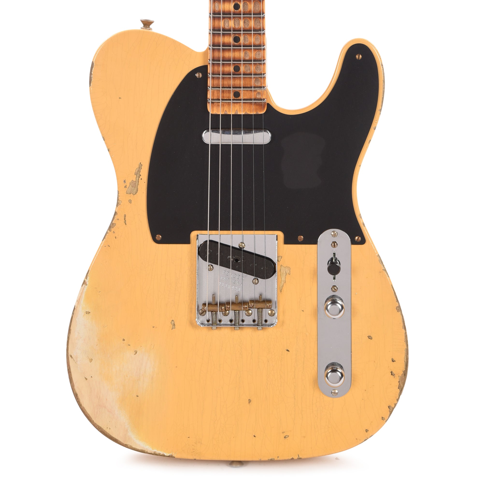 Fender Custom Shop 1952 Telecaster Heavy Relic Aged Nocaster Blonde Electric Guitars / Solid Body