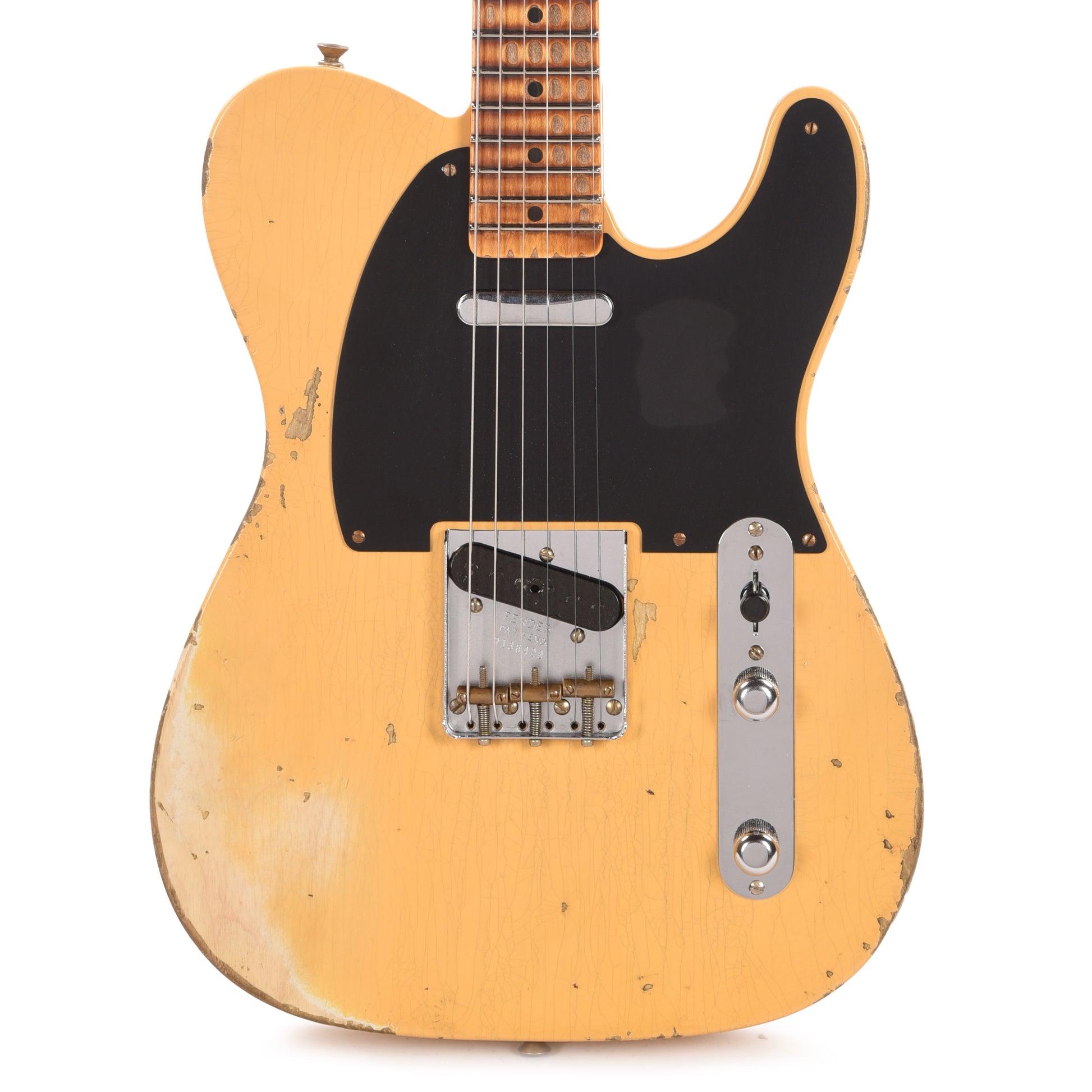 Fender Custom Shop 1952 Telecaster Heavy Relic Aged Nocaster Blonde Electric Guitars / Solid Body
