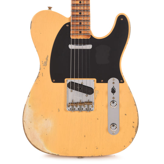 Fender Custom Shop 1952 Telecaster Heavy Relic Aged Nocaster Blonde Electric Guitars / Solid Body