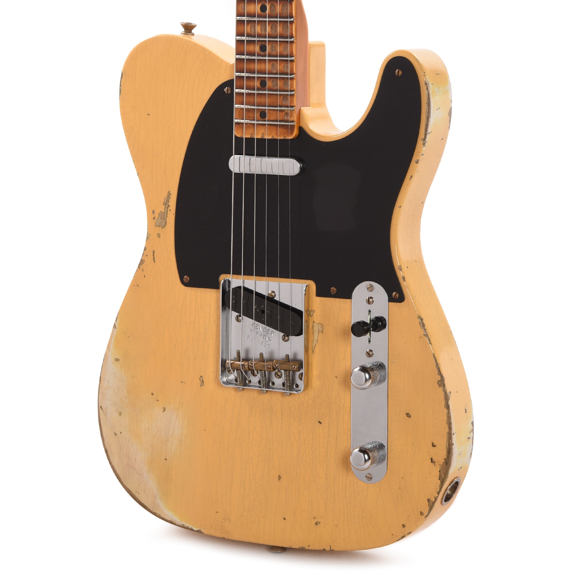 Fender Custom Shop 1952 Telecaster Heavy Relic Aged Nocaster Blonde Electric Guitars / Solid Body