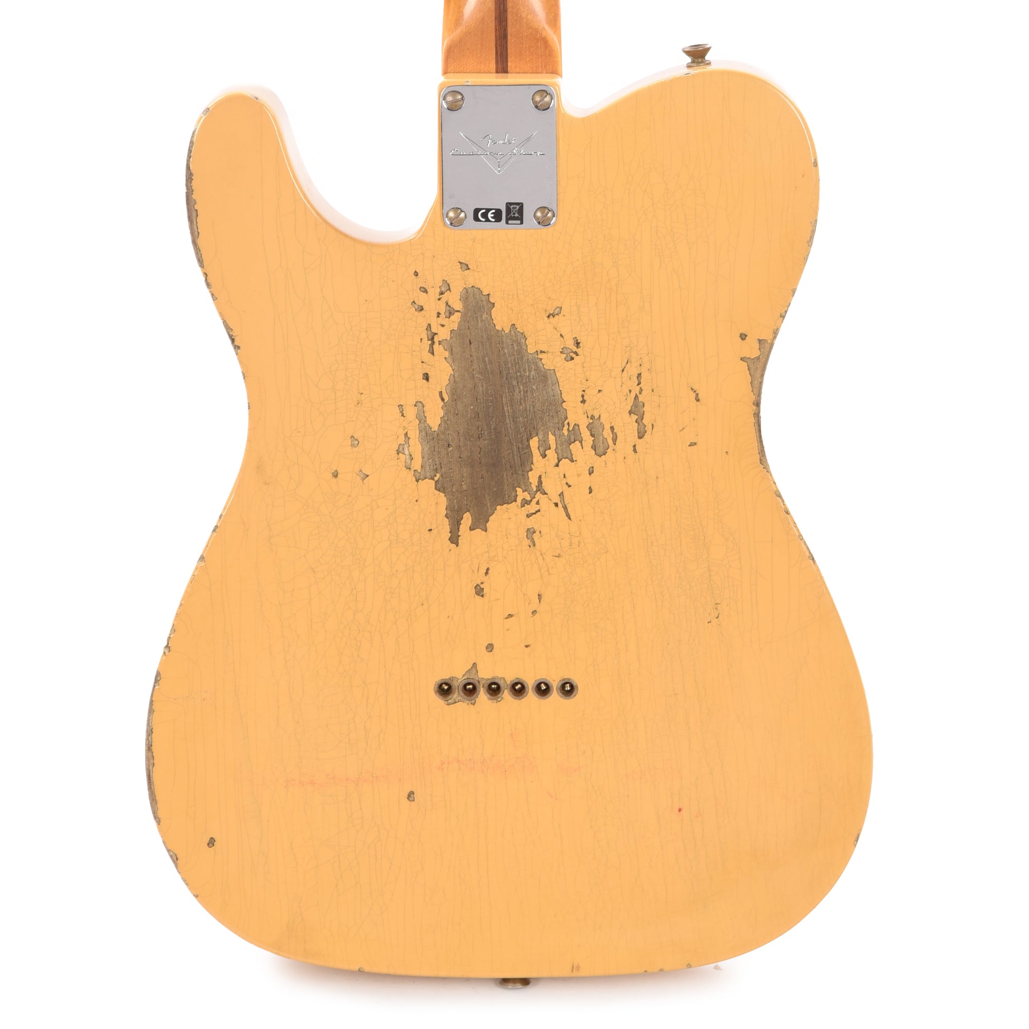 Fender Custom Shop 1952 Telecaster Heavy Relic Aged Nocaster Blonde Electric Guitars / Solid Body
