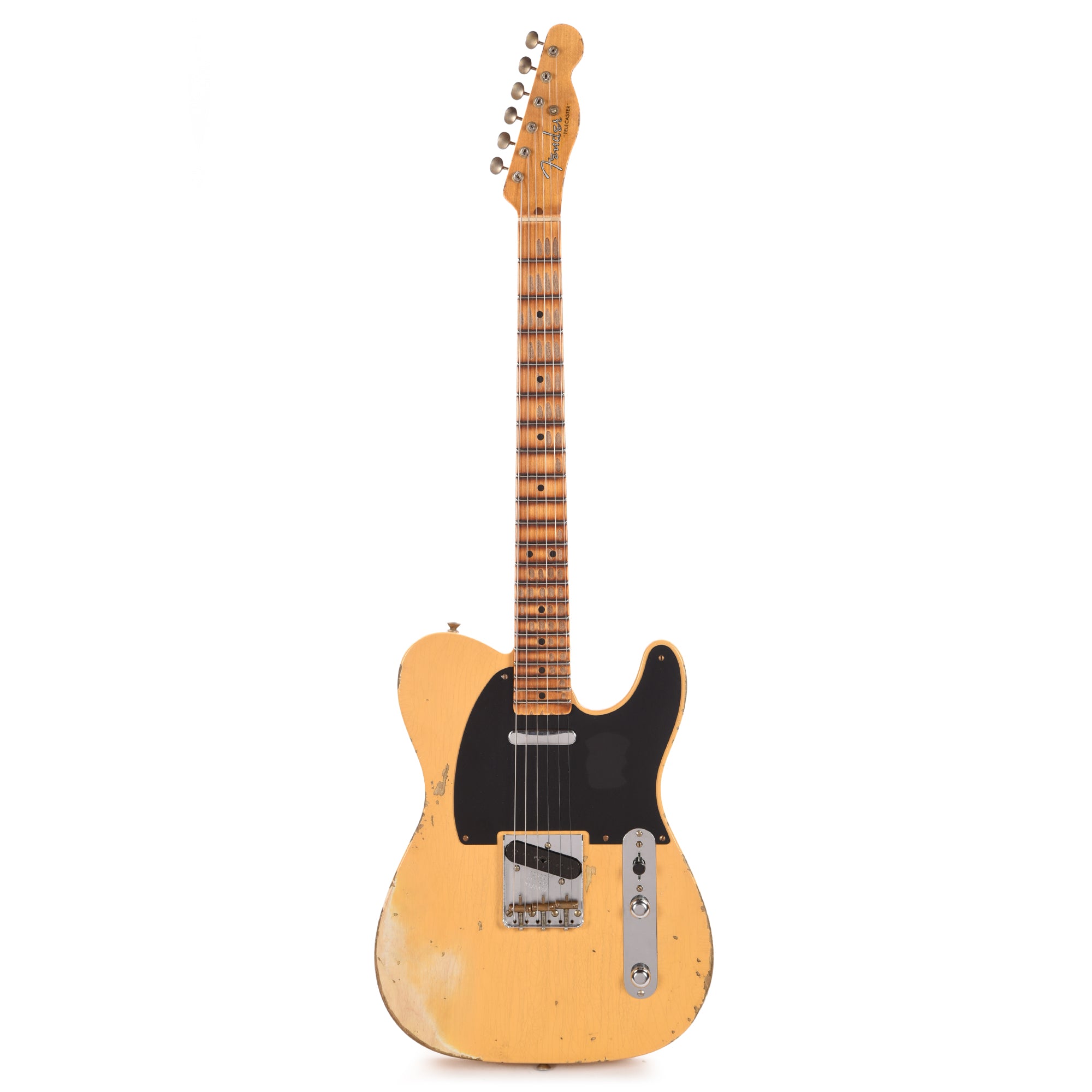 Fender Custom Shop 1952 Telecaster Heavy Relic Aged Nocaster Blonde Electric Guitars / Solid Body