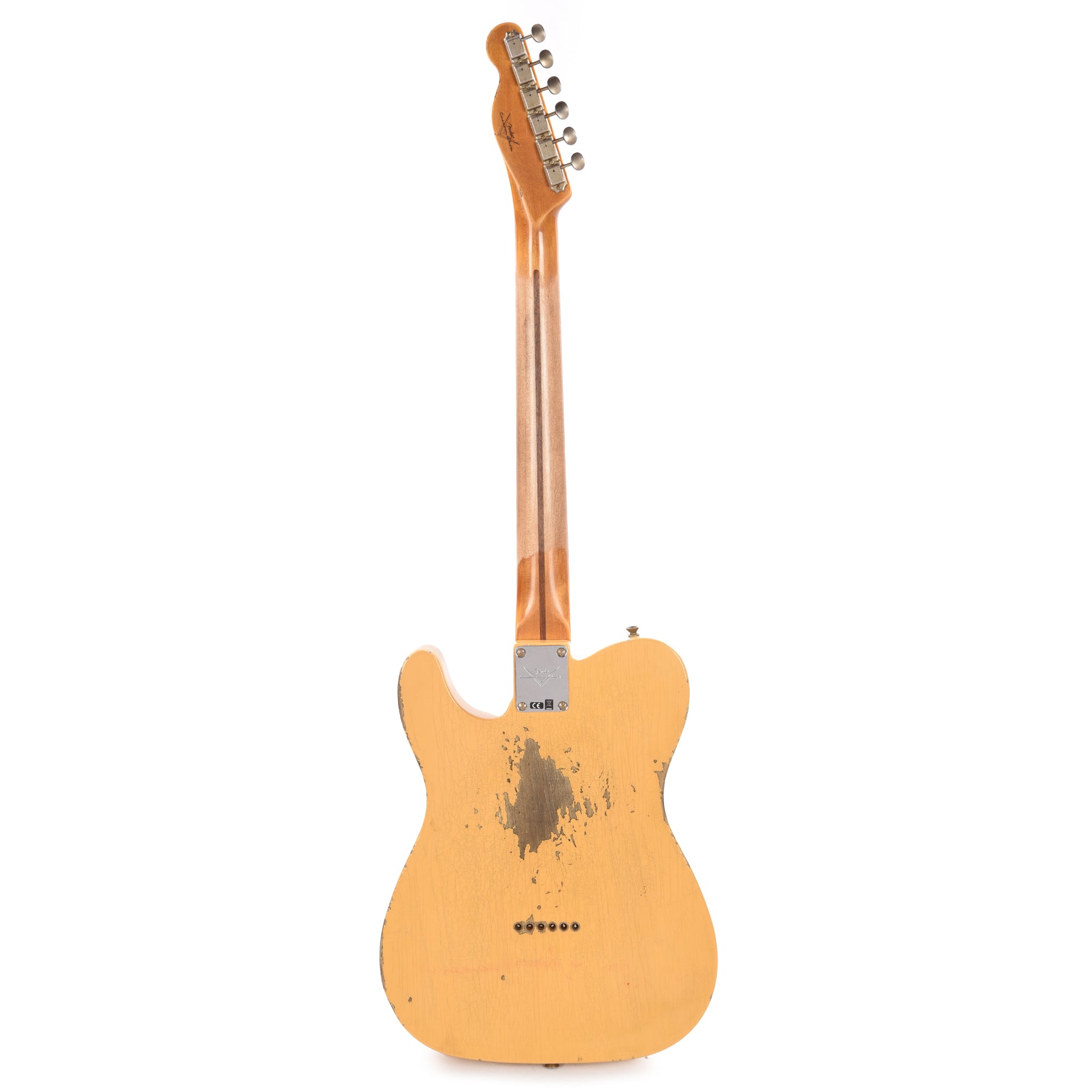 Fender Custom Shop 1952 Telecaster Heavy Relic Aged Nocaster Blonde Electric Guitars / Solid Body