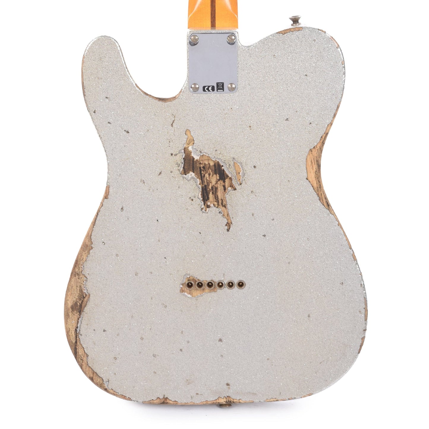 Fender Custom Shop 1952 Telecaster HS "Chicago Special" Heavy Relic Super Aged Silver Burst Sparkle Electric Guitars / Solid Body