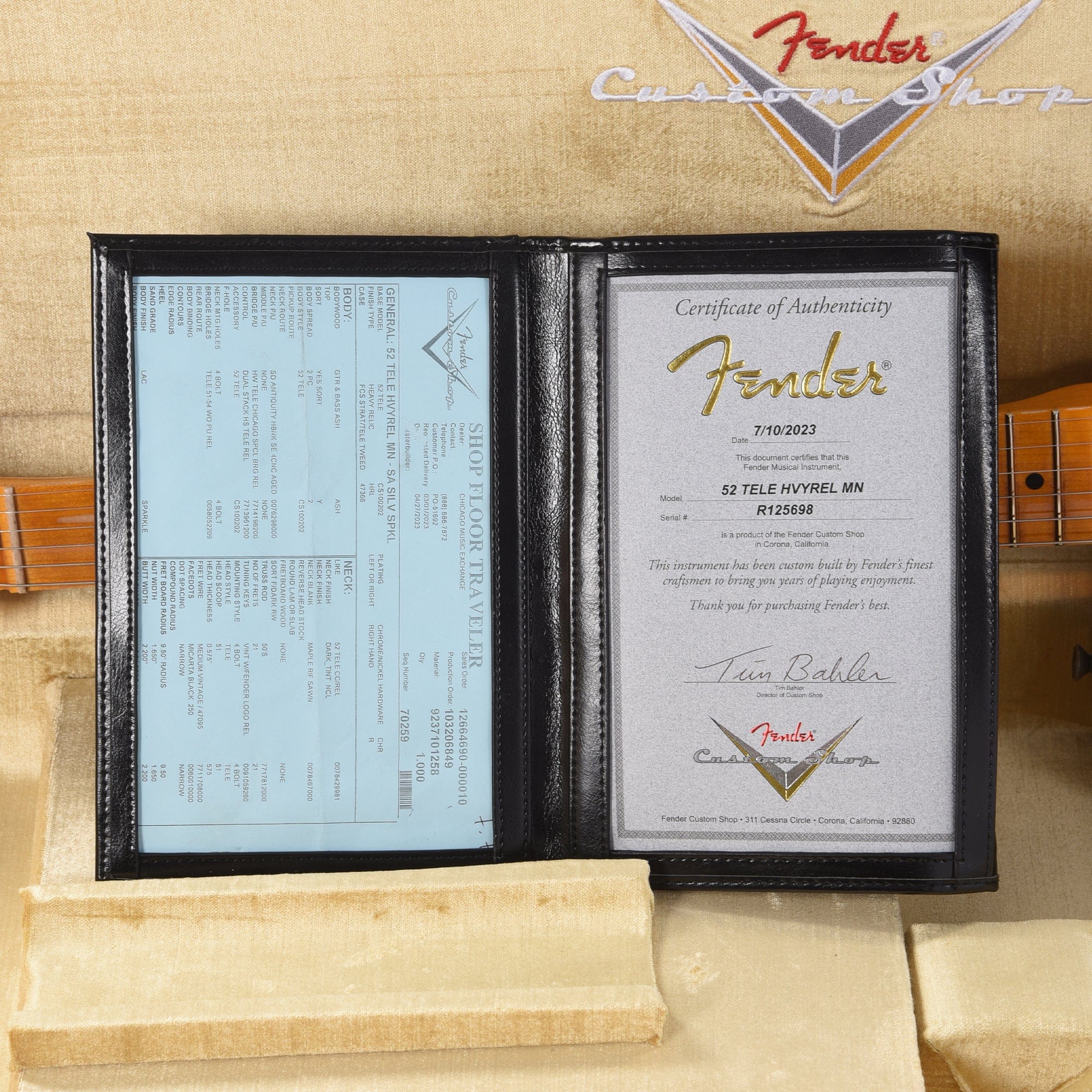 Fender Custom Shop 1952 Telecaster HS 