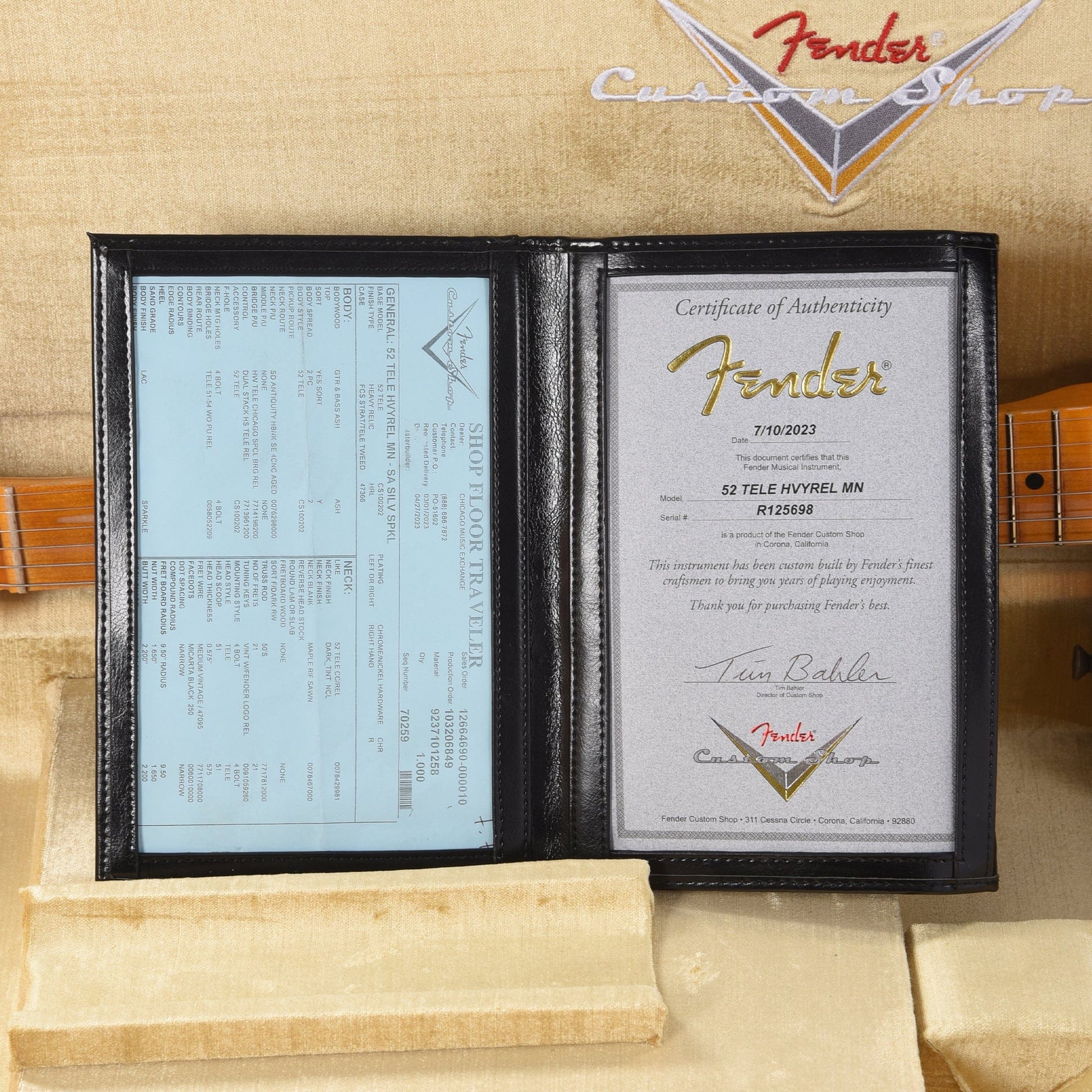 Fender Custom Shop 1952 Telecaster HS "Chicago Special" Heavy Relic Super Aged Silver Burst Sparkle Electric Guitars / Solid Body