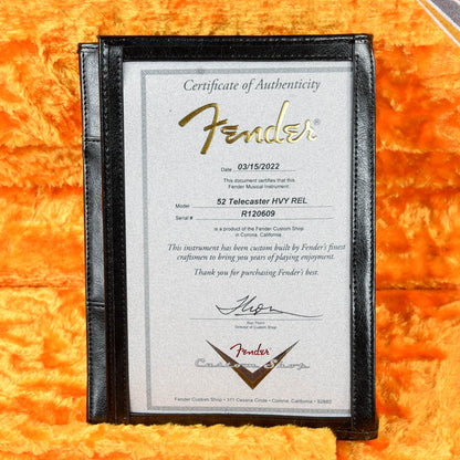 Fender Custom Shop 1952 Telecaster HS "Chicago Special" Heavy Relic Super Faded Nocaster Blonde 2022 Electric Guitars / Solid Body