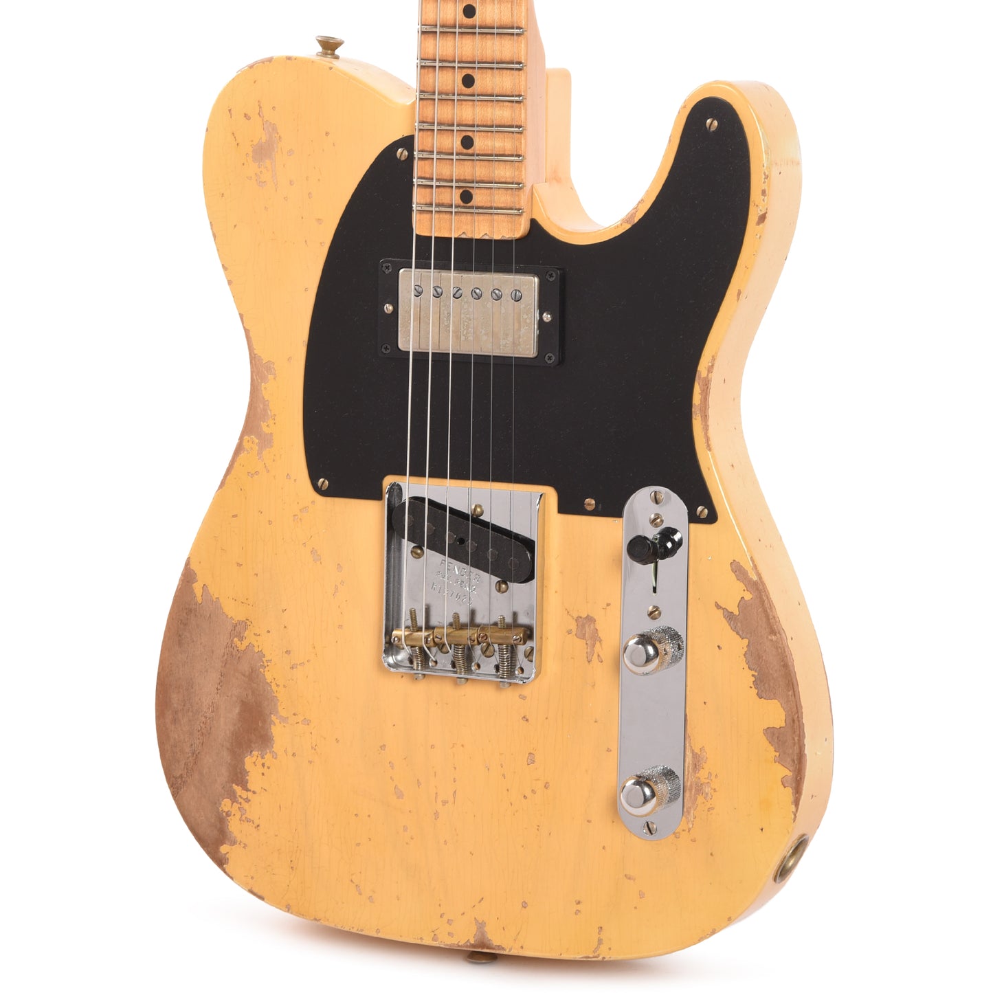 Fender Custom Shop 1952 Telecaster HS "Chicago Special" Heavy Relic Super Faded Nocaster Blonde Electric Guitars / Solid Body