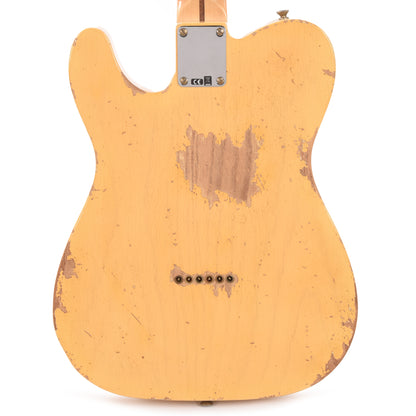 Fender Custom Shop 1952 Telecaster HS "Chicago Special" Heavy Relic Super Faded Nocaster Blonde Electric Guitars / Solid Body