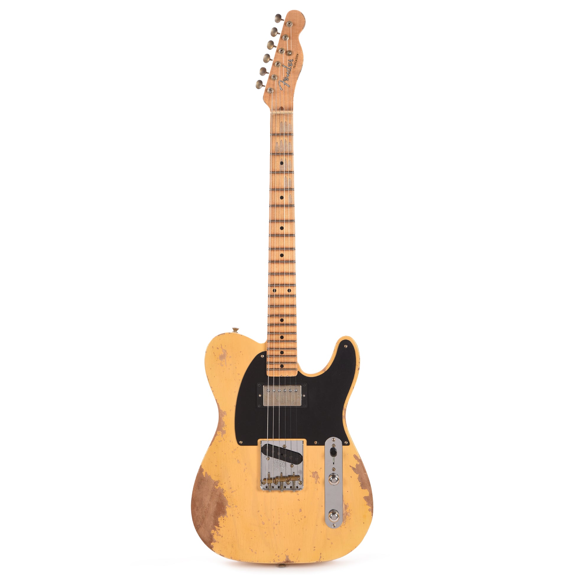 Fender Custom Shop 1952 Telecaster HS "Chicago Special" Heavy Relic Super Faded Nocaster Blonde Electric Guitars / Solid Body