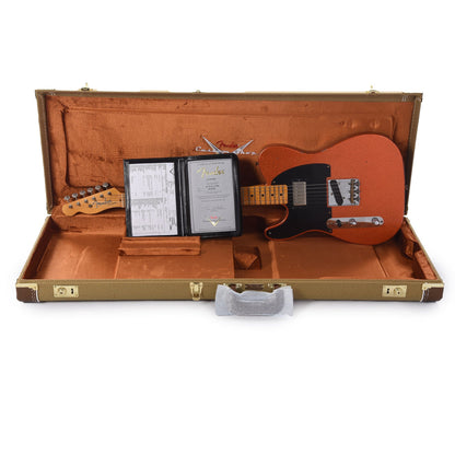 Fender Custom Shop 1952 Telecaster HS "Chicago Special" LEFTY Relic Faded/Aged Orange Sparkle Electric Guitars / Solid Body