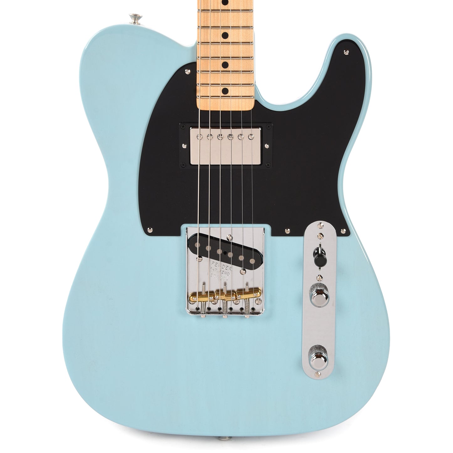 Fender Custom Shop 1952 Telecaster HS "Chicago Special" NOS Faded Trans Daphne Blue Electric Guitars / Solid Body