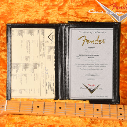 Fender Custom Shop 1952 Telecaster HS "Chicago Special" NOS Super Aged Dakota Red Electric Guitars / Solid Body