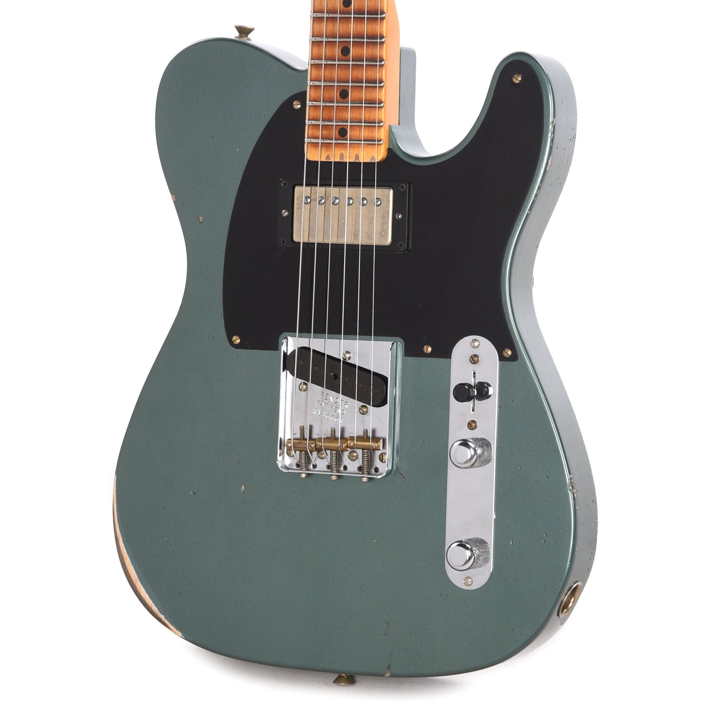 Fender Custom Shop 1952 Telecaster HS "Chicago Special" Relic Aged Sherwood Green Metallic Electric Guitars / Solid Body