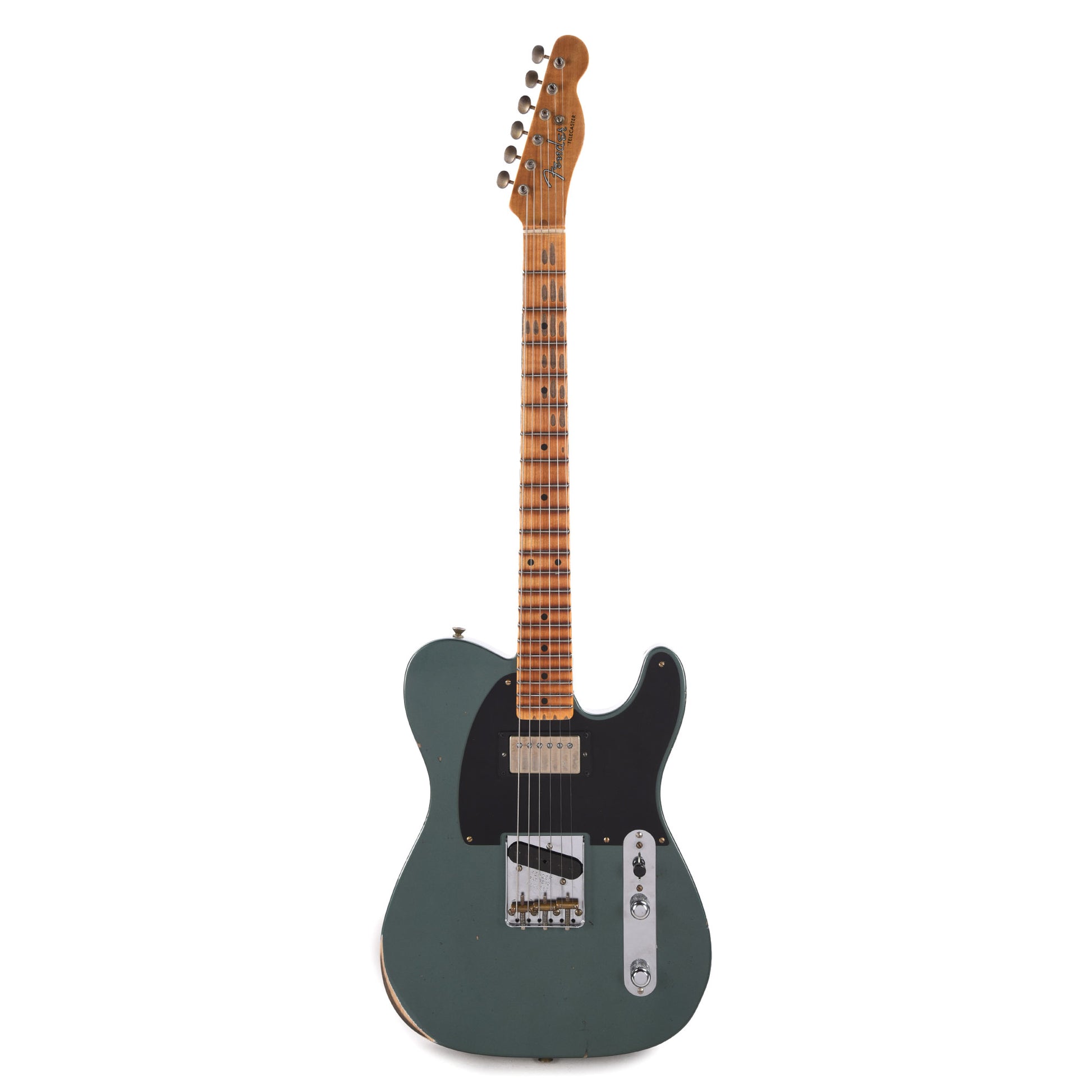 Fender Custom Shop 1952 Telecaster HS "Chicago Special" Relic Aged Sherwood Green Metallic Electric Guitars / Solid Body