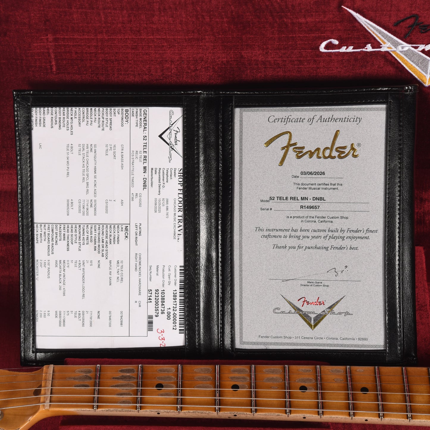 Fender Custom Shop 1952 Telecaster HS "Chicago Special" Relic Dirty Nocaster Blonde w/Duncan Antiquity Electric Guitars / Solid Body