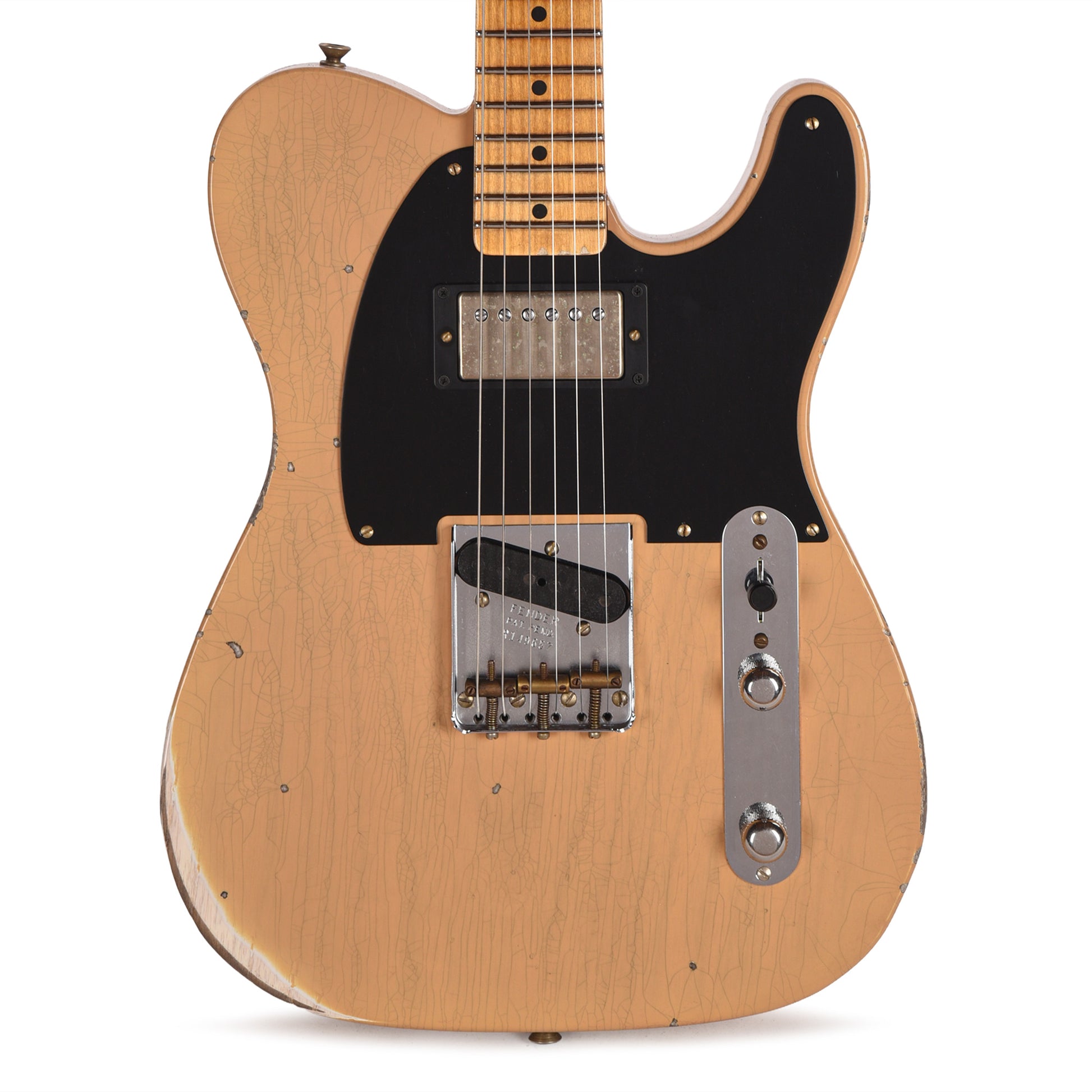 Fender Custom Shop 1952 Telecaster HS "Chicago Special" Relic Dirty Nocaster Blonde w/Duncan Antiquity Electric Guitars / Solid Body