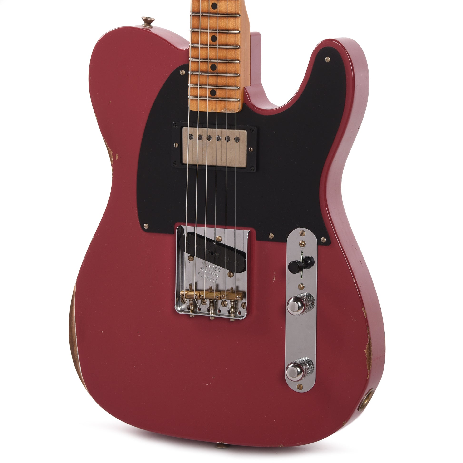 Fender Custom Shop 1952 Telecaster HS "Chicago Special" Relic Faded Cimarron Red Electric Guitars / Solid Body