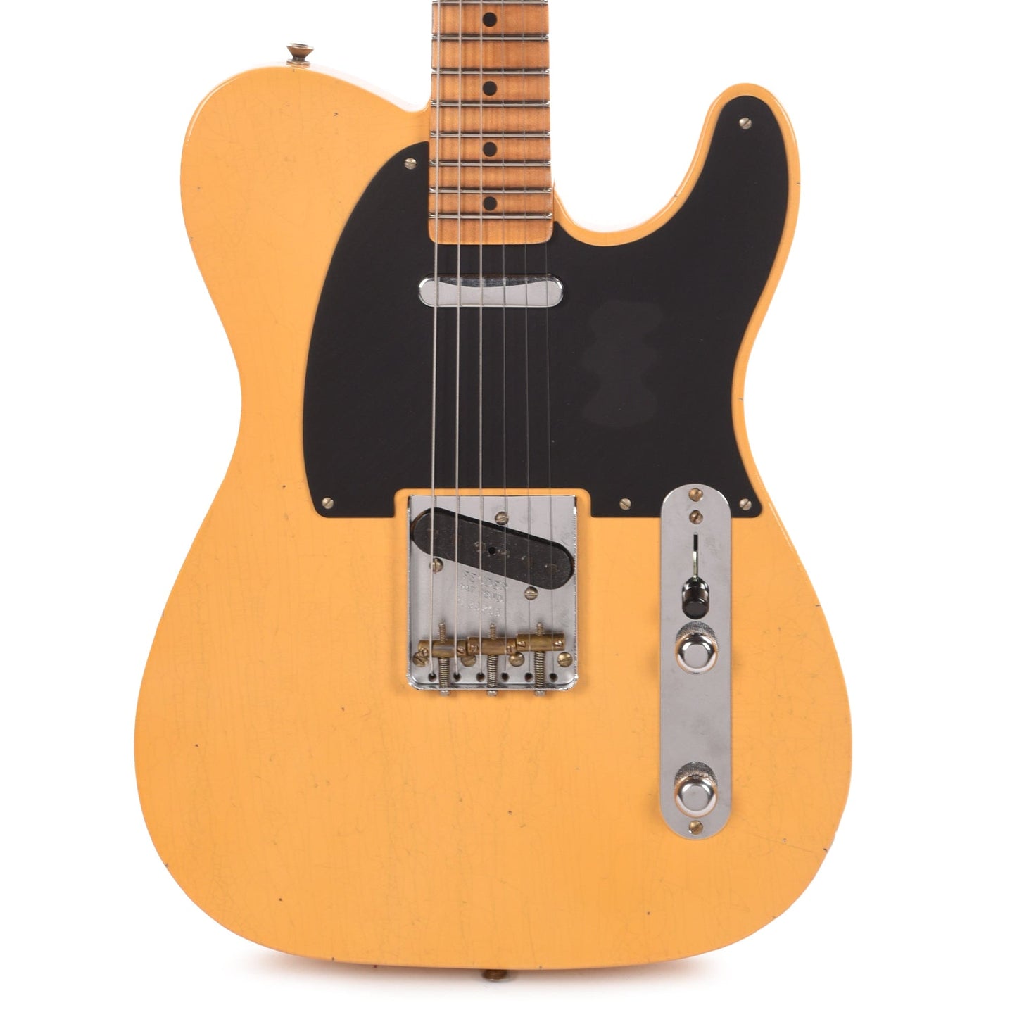 Fender Custom Shop 1952 Telecaster Journeyman Relic Aged Nocaster Blonde Electric Guitars / Solid Body