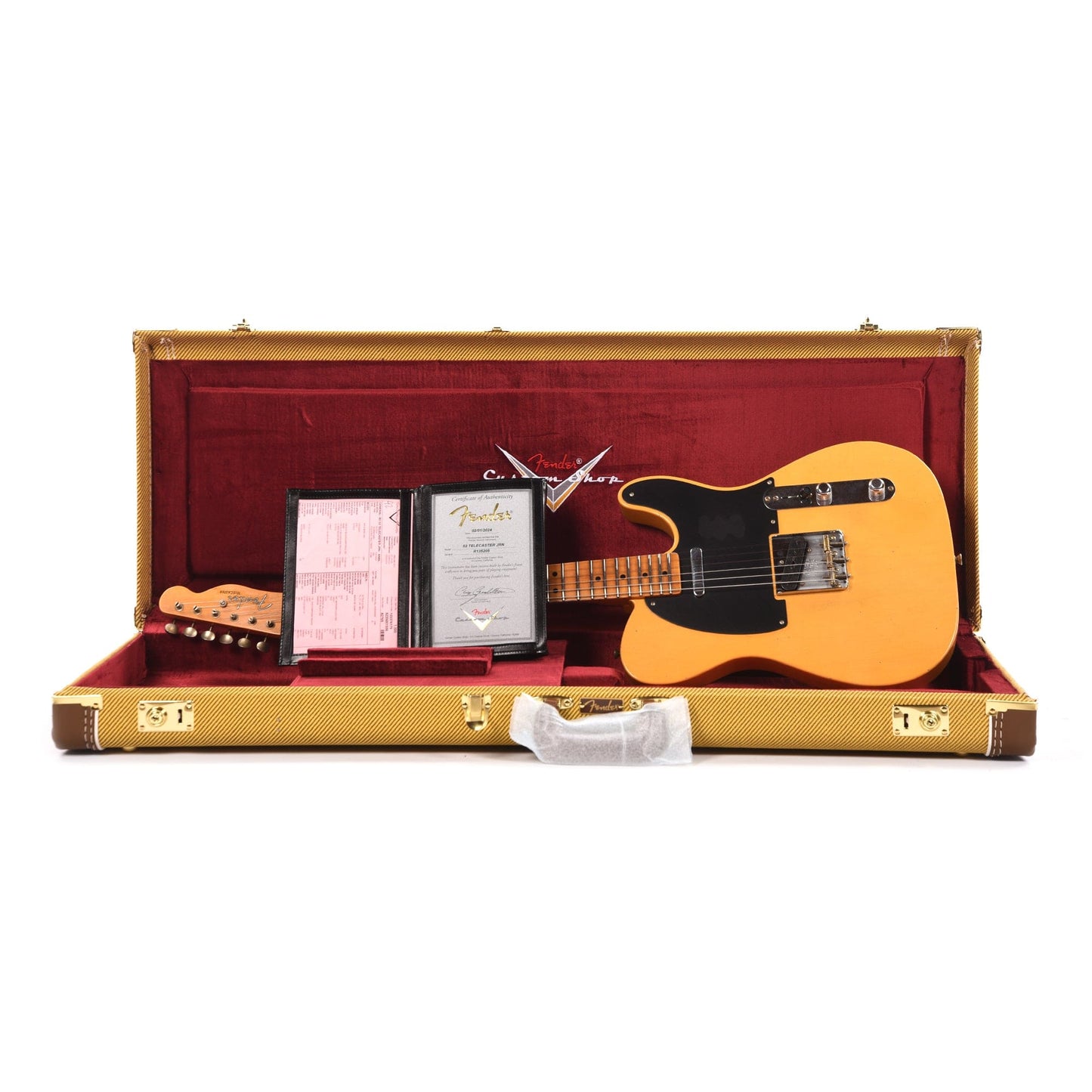 Fender Custom Shop 1952 Telecaster Journeyman Relic Aged Nocaster Blonde Electric Guitars / Solid Body