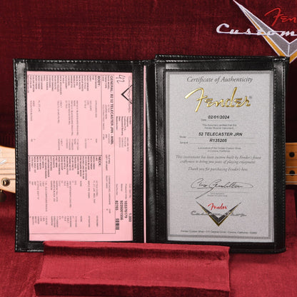 Fender Custom Shop 1952 Telecaster Journeyman Relic Aged Nocaster Blonde Electric Guitars / Solid Body