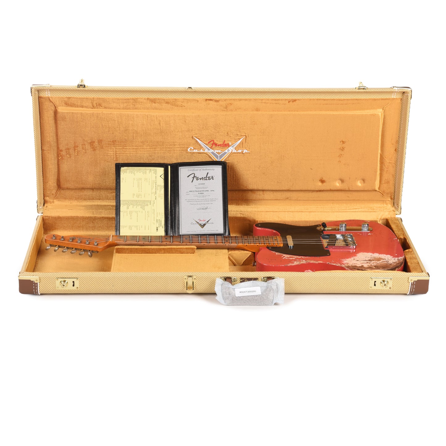 Fender Custom Shop 1952 Telecaster Super Heavy Relic Aged Fiesta Red w/Lightweight Ash Body Electric Guitars / Solid Body