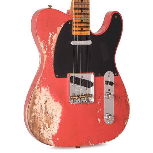 Fender Custom Shop 1952 Telecaster Super Heavy Relic Aged Fiesta Red w/Lightweight Ash Body Electric Guitars / Solid Body