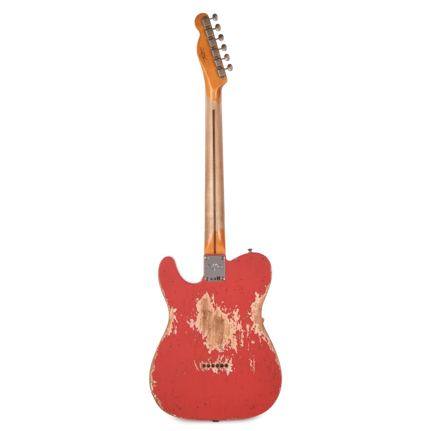 Fender Custom Shop 1952 Telecaster Super Heavy Relic Aged Fiesta Red w/Lightweight Ash Body Electric Guitars / Solid Body