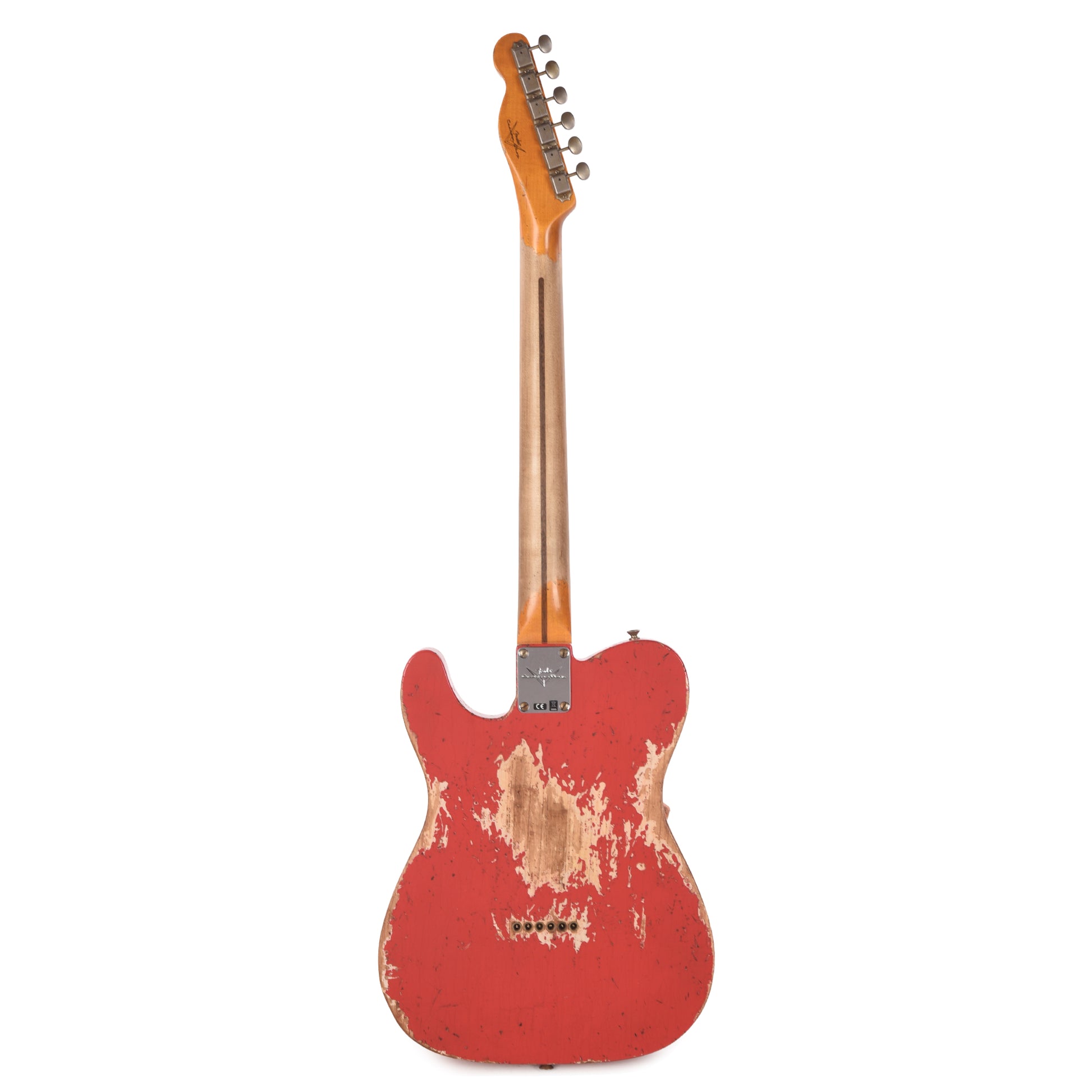 Fender Custom Shop 1952 Telecaster Super Heavy Relic Aged Fiesta Red w/Lightweight Ash Body Electric Guitars / Solid Body