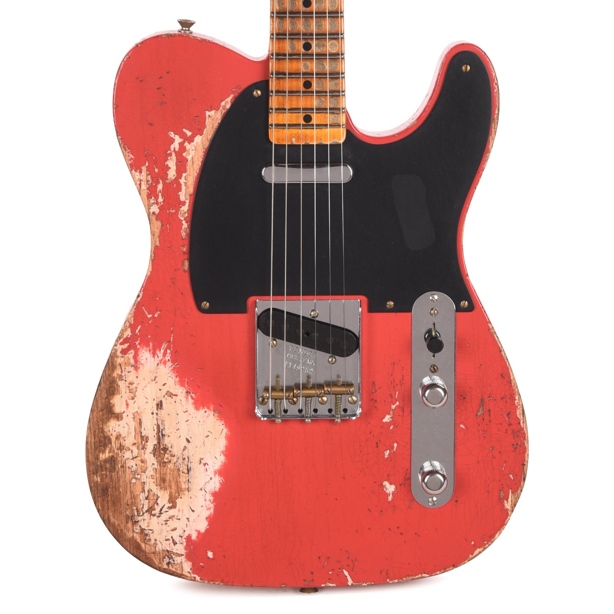 Fender Custom Shop 1952 Telecaster Super Heavy Relic Aged Fiesta Red w/Lightweight Ash Body Electric Guitars / Solid Body