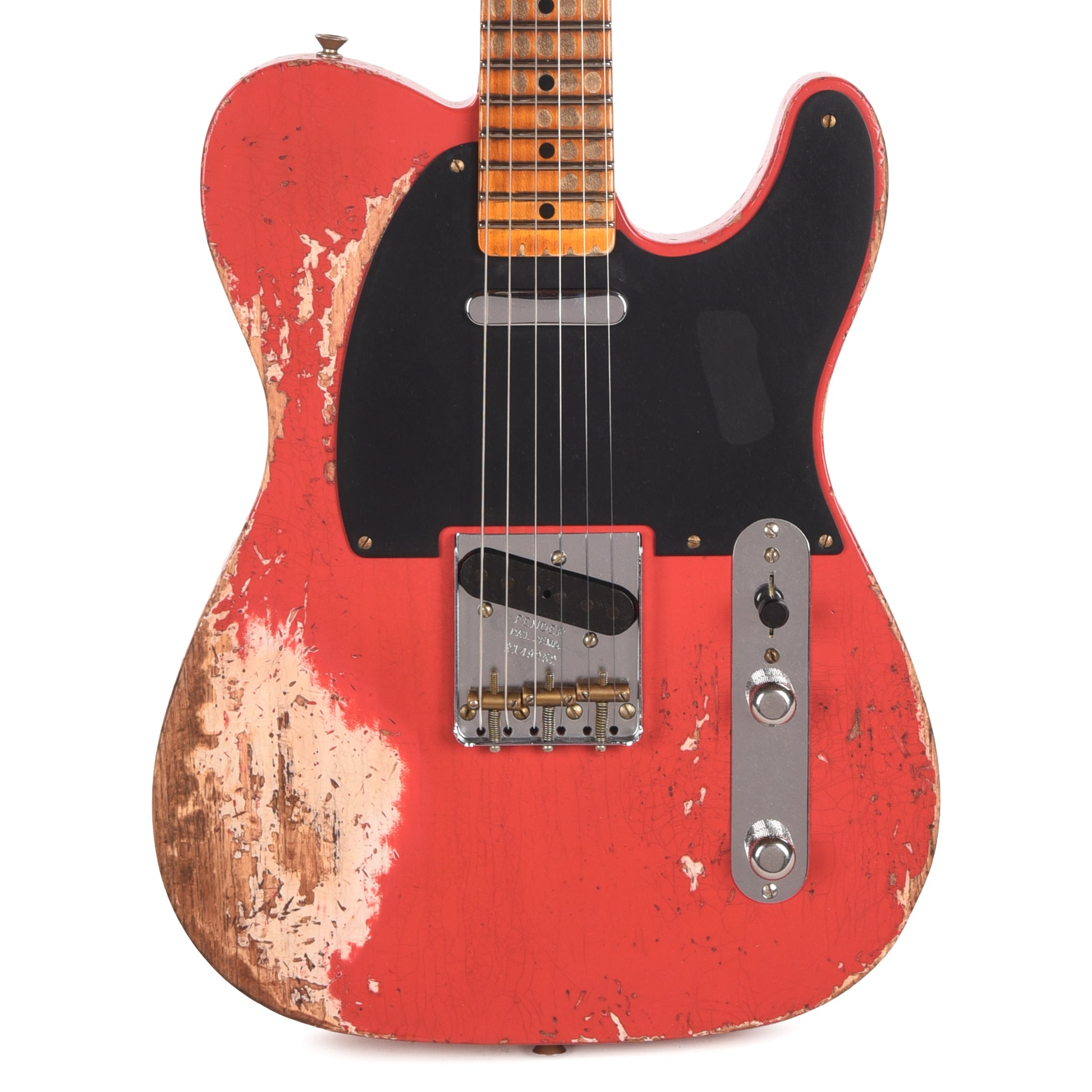 Fender Custom Shop 1952 Telecaster Super Heavy Relic Aged Fiesta Red w/Lightweight Ash Body Electric Guitars / Solid Body