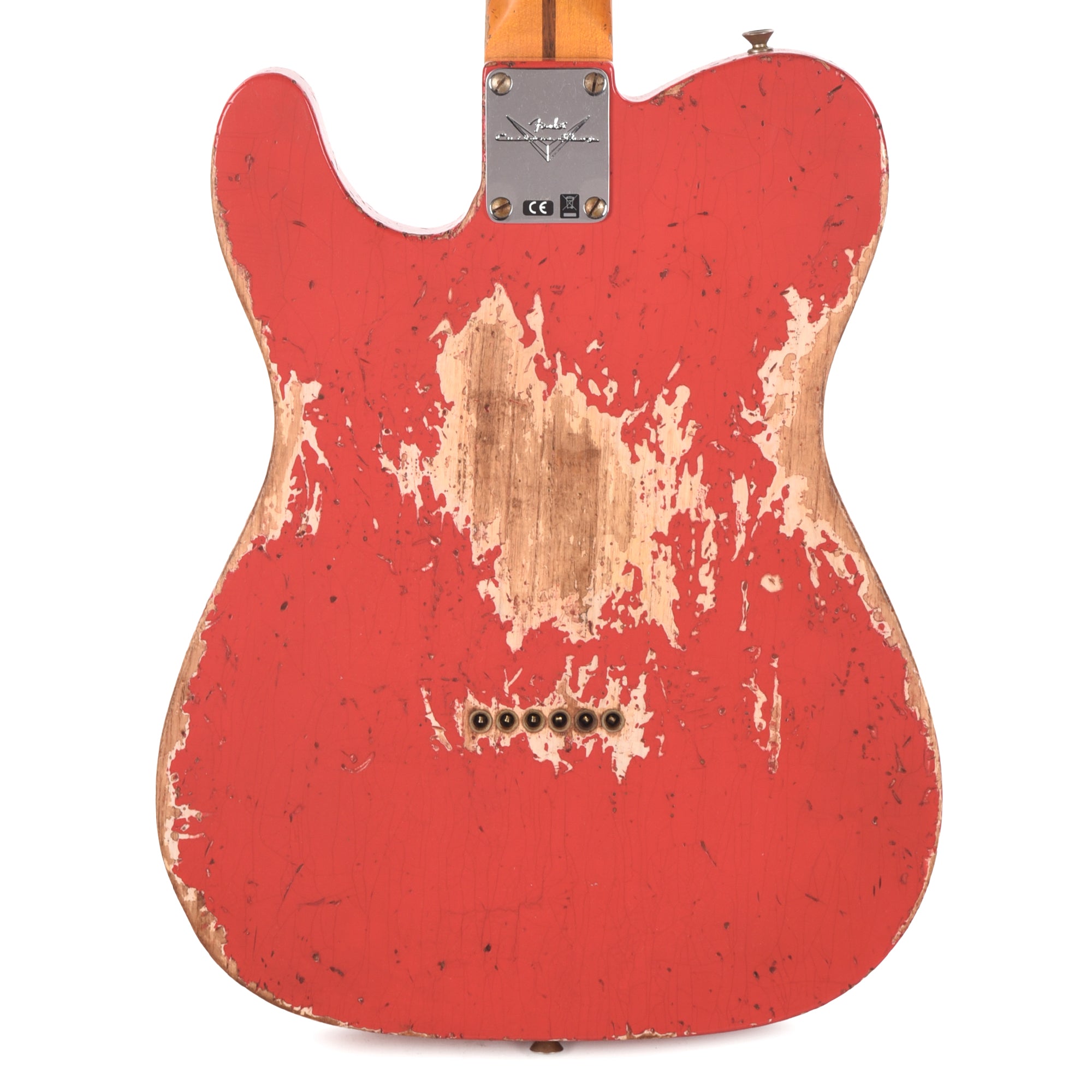 Fender Custom Shop 1952 Telecaster Super Heavy Relic Aged Fiesta Red w/Lightweight Ash Body Electric Guitars / Solid Body