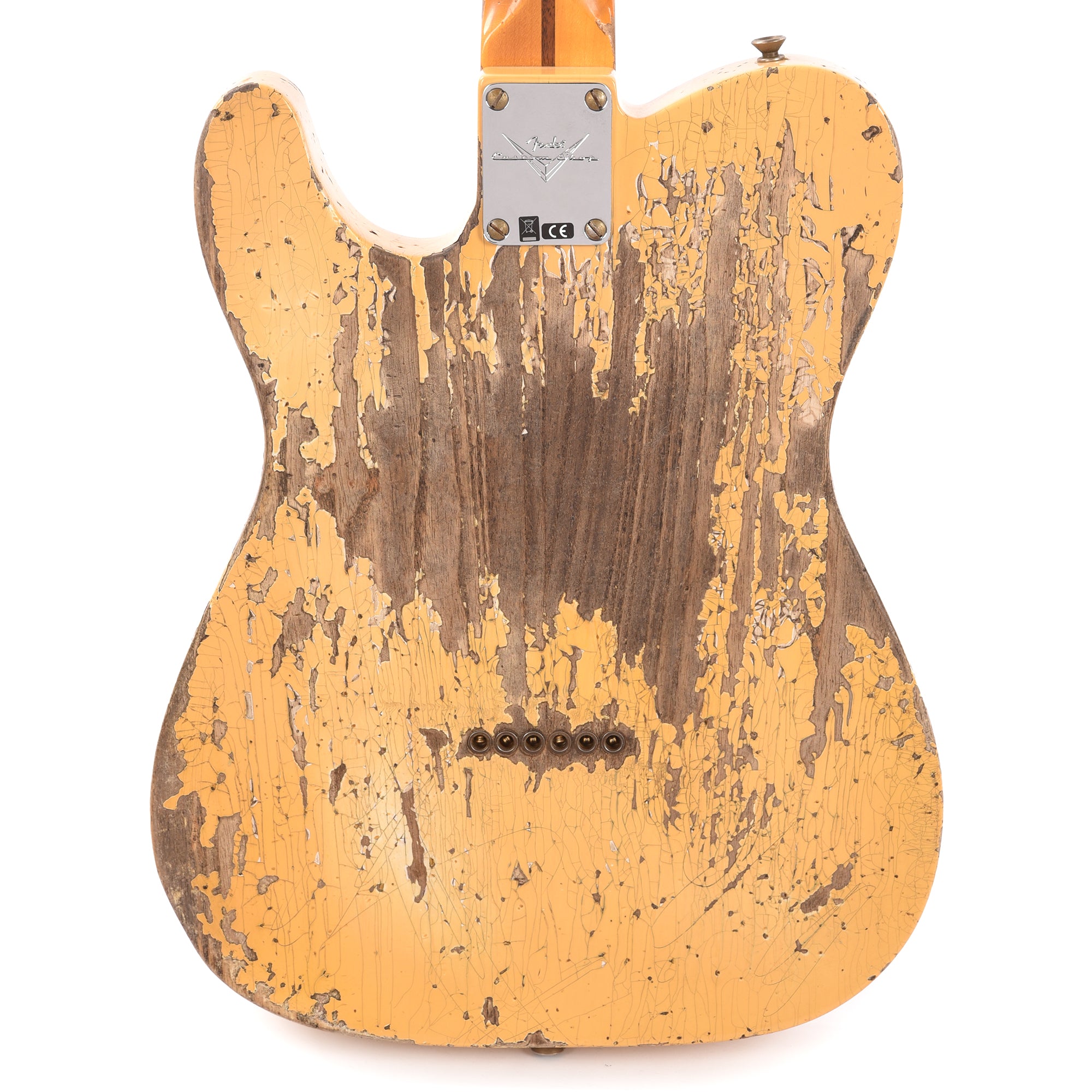 Fender Custom Shop 1952 Telecaster Super Heavy Relic Aged Nocaster Blonde Electric Guitars / Solid Body