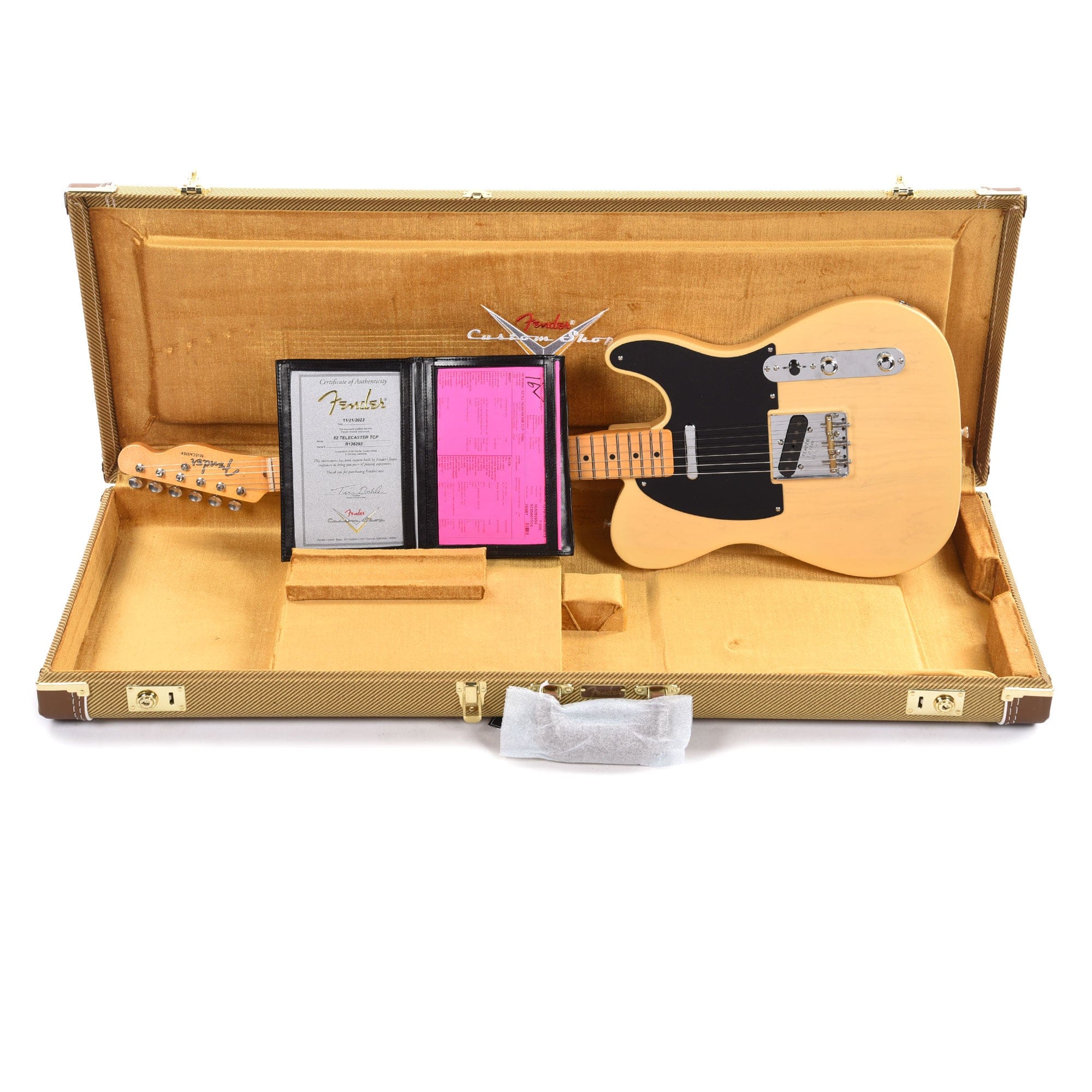 Fender Custom Shop 1952 Telecaster Time Capsule Faded Nocaster Blonde Electric Guitars / Solid Body