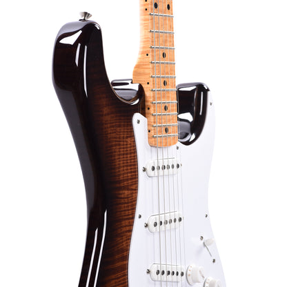 Fender Custom Shop 1954 4A Flame Stratocaster NOS 2-Color Sunburst Apprentice Built by Dan Gonzalez Electric Guitars / Solid Body