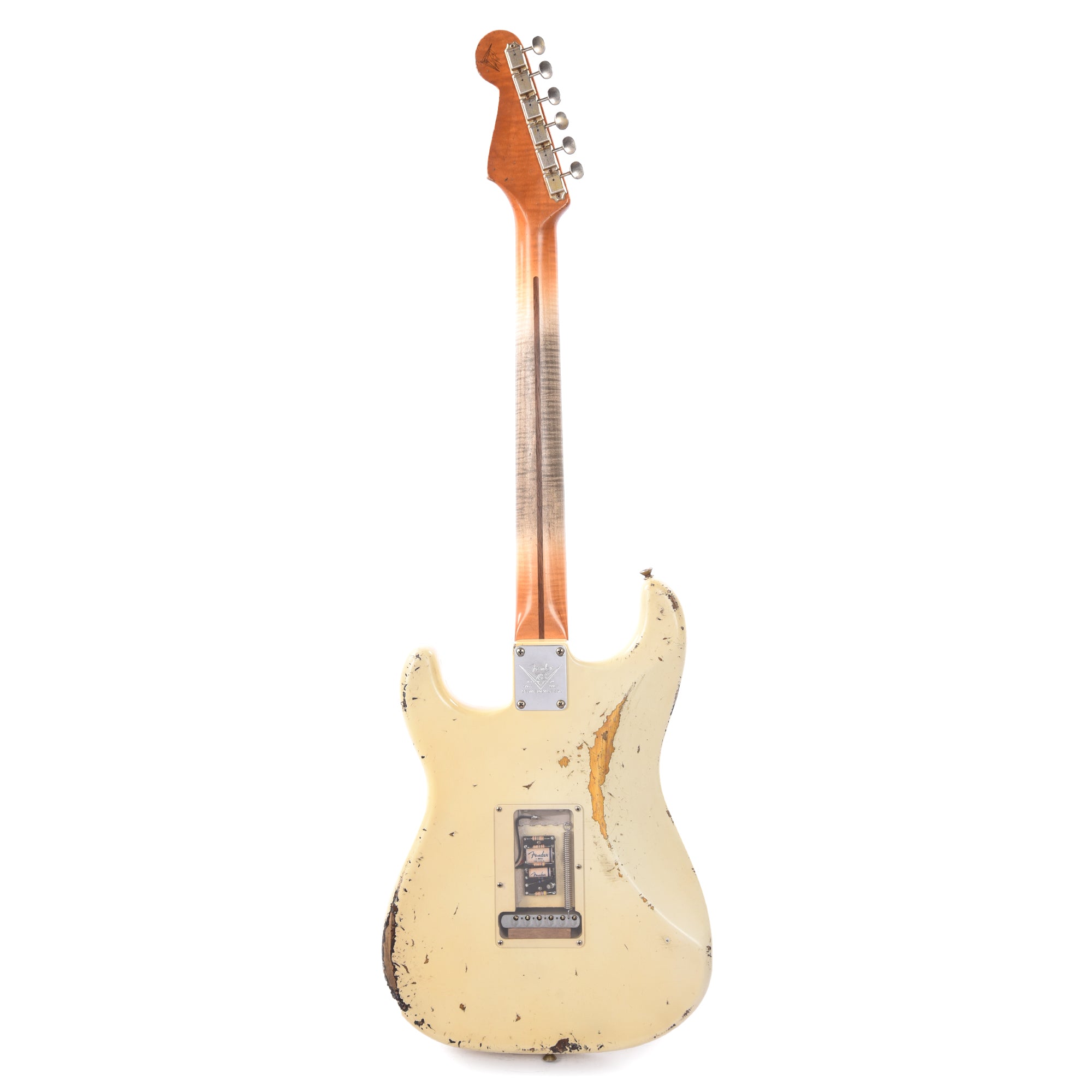 Fender Custom Shop 1954 Stratocaster Relic Olympic White over Wide Fade Chocolate 2-Color Sunburst Master Built by Levi Perry w/Fuzz Circuit Electric Guitars / Solid Body