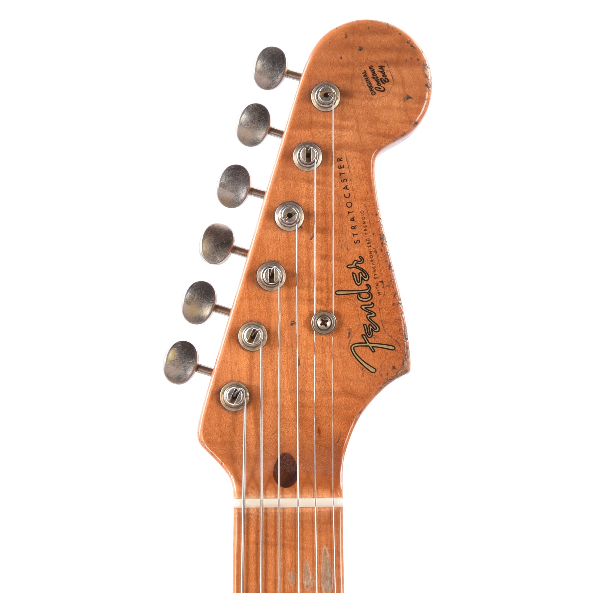 Fender Custom Shop 1954 Stratocaster Relic Olympic White over Wide Fade Chocolate 2-Color Sunburst Master Built by Levi Perry w/Fuzz Circuit Electric Guitars / Solid Body