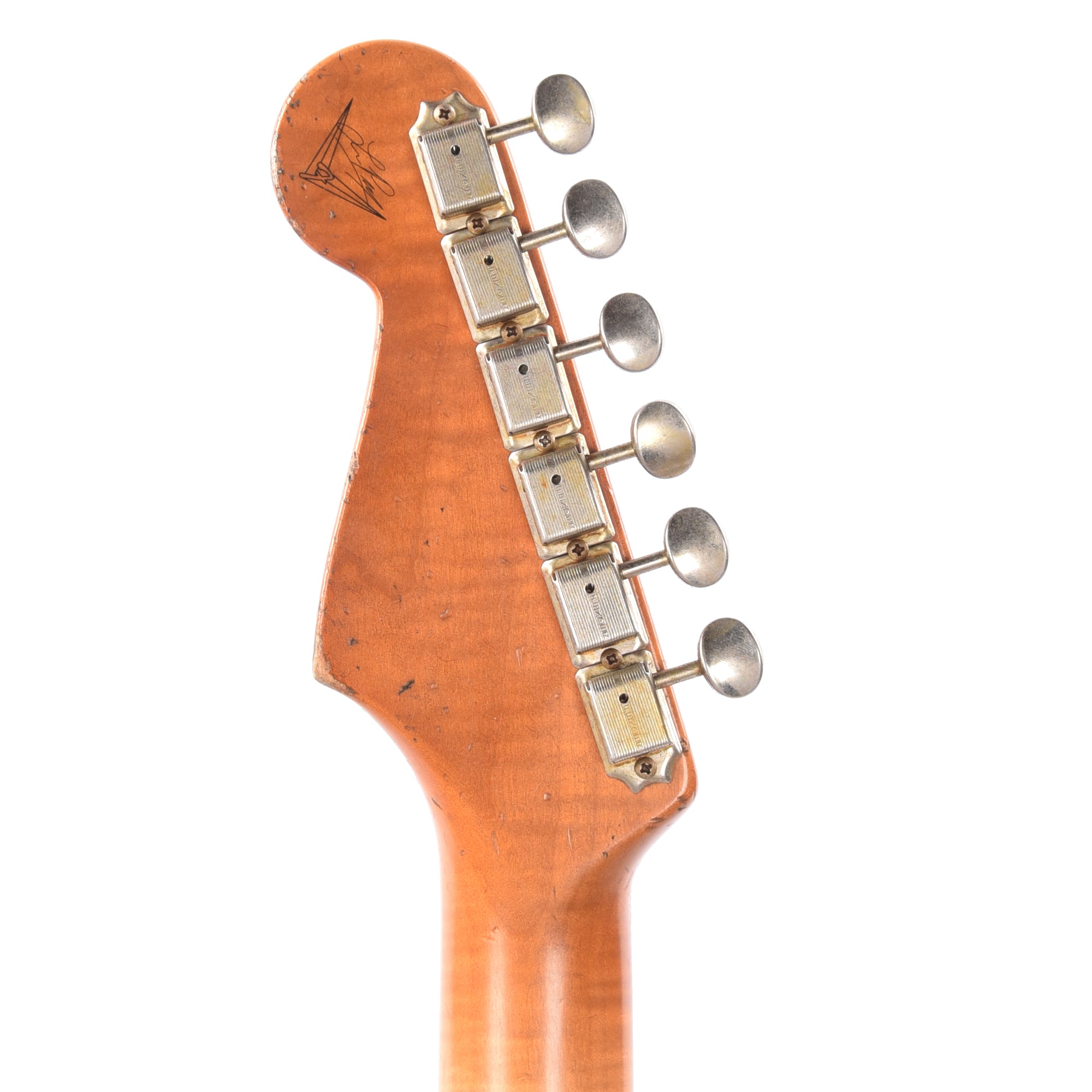 Fender Custom Shop 1954 Stratocaster Relic Olympic White over Wide Fade Chocolate 2-Color Sunburst Master Built by Levi Perry w/Fuzz Circuit Electric Guitars / Solid Body