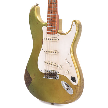 Fender Custom Shop 1954 Stratocaster Relic Oxidized Aztec Gold Master Built by Levi Perry w/Fuzz Circuit Electric Guitars / Solid Body