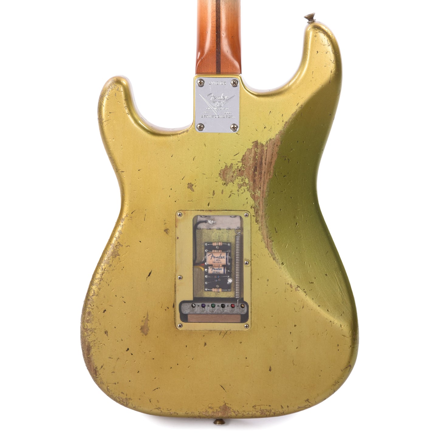 Fender Custom Shop 1954 Stratocaster Relic Oxidized Aztec Gold Master Built by Levi Perry w/Fuzz Circuit Electric Guitars / Solid Body