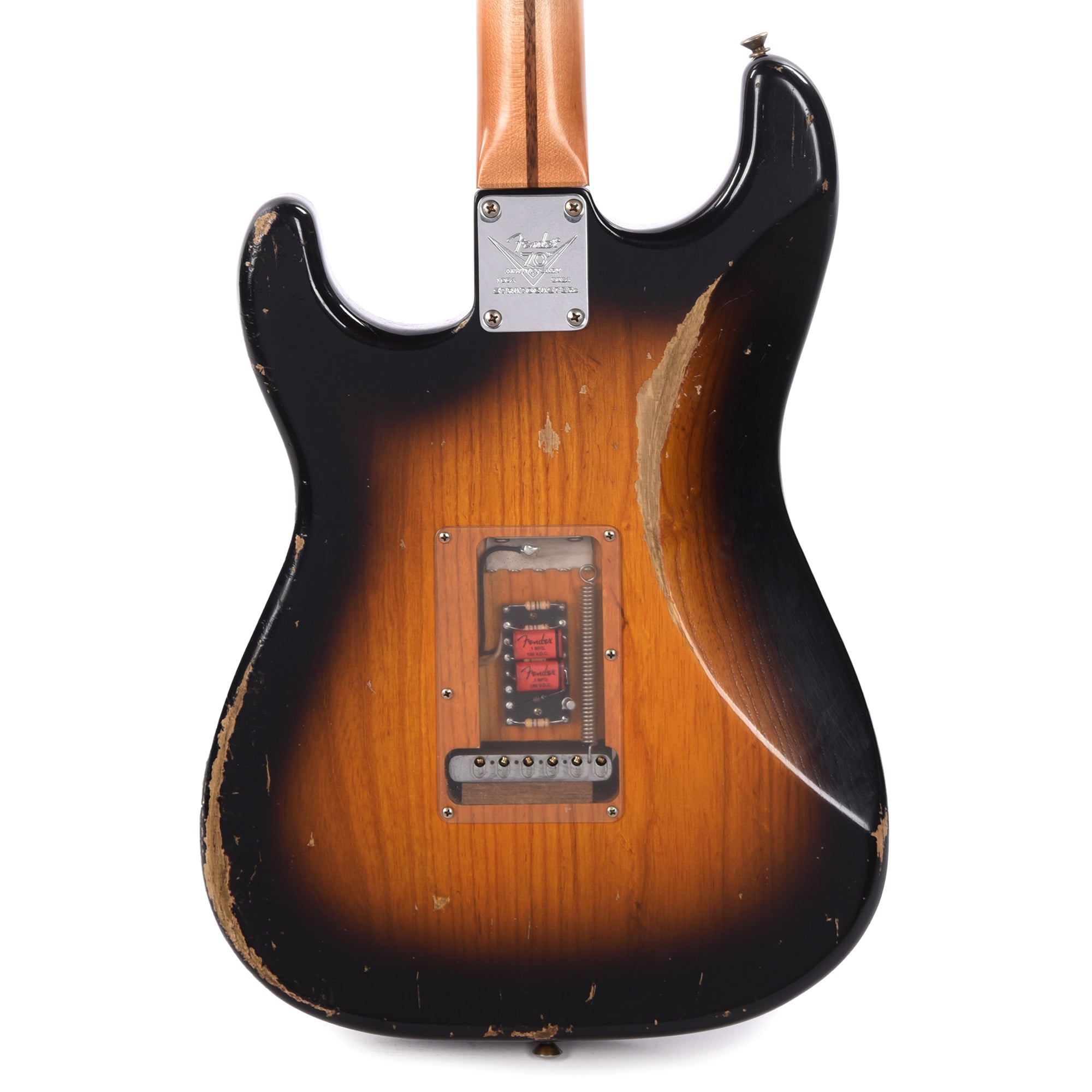 Fender Custom Shop 1954 Stratocaster Relic Wide Band Black 2-Color Sunburst Master Built by Levi Perry w/Fuzz Circuit Electric Guitars / Solid Body
