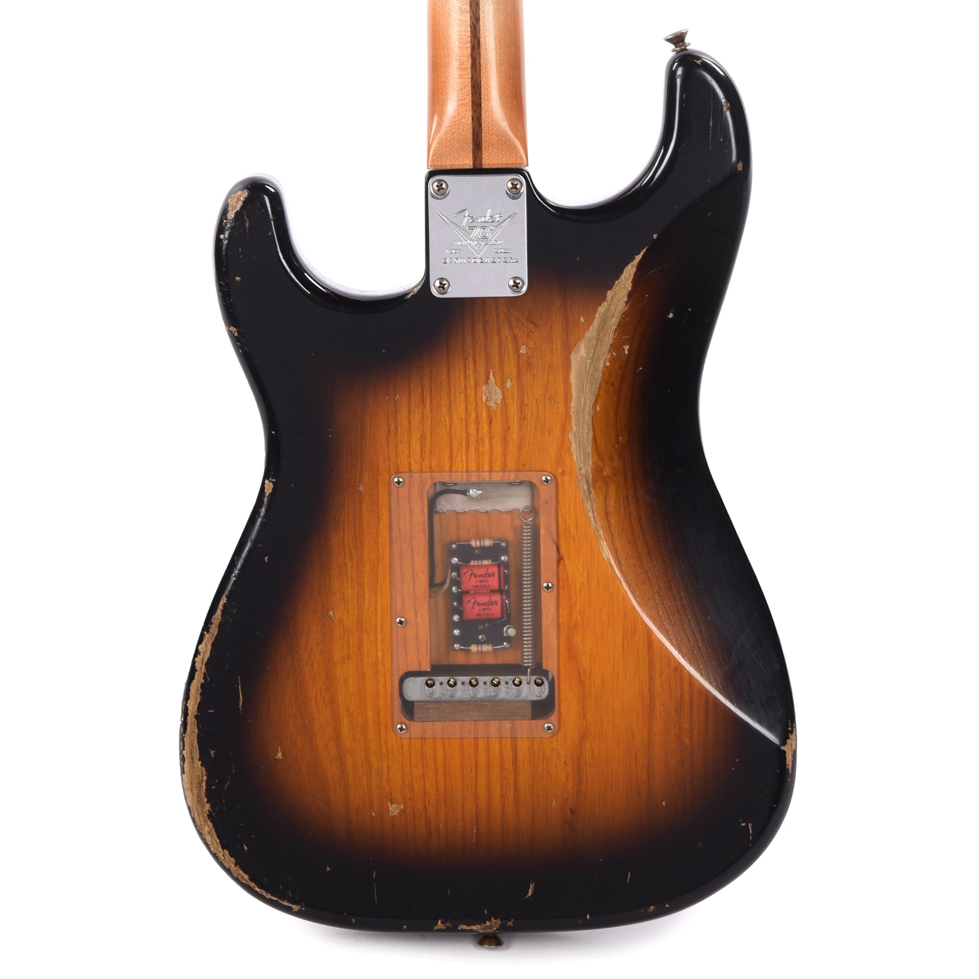 Fender Custom Shop 1954 Stratocaster Relic Wide Band Black 2-Color Sunburst Master Built by Levi Perry w/Fuzz Circuit Electric Guitars / Solid Body