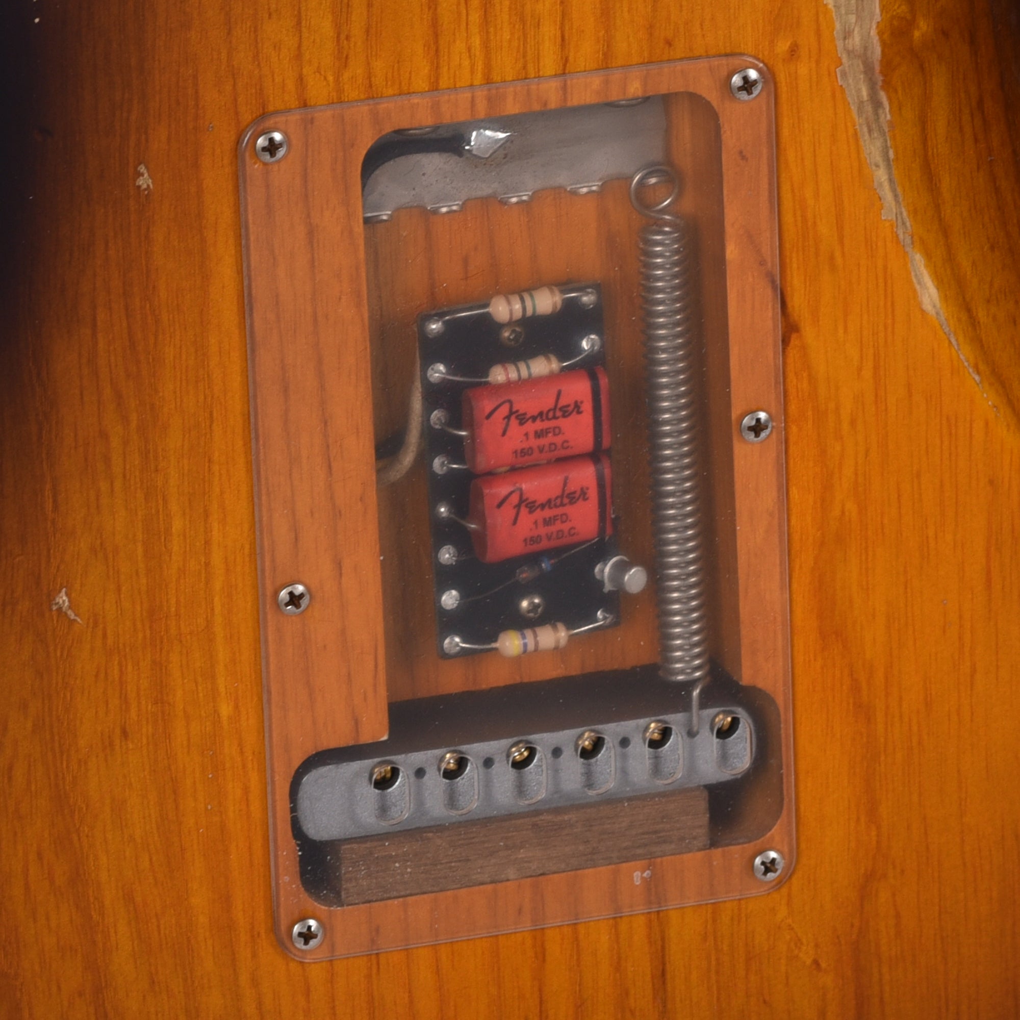 Fender Custom Shop 1954 Stratocaster Relic Wide Band Black 2-Color Sunburst Master Built by Levi Perry w/Fuzz Circuit Electric Guitars / Solid Body