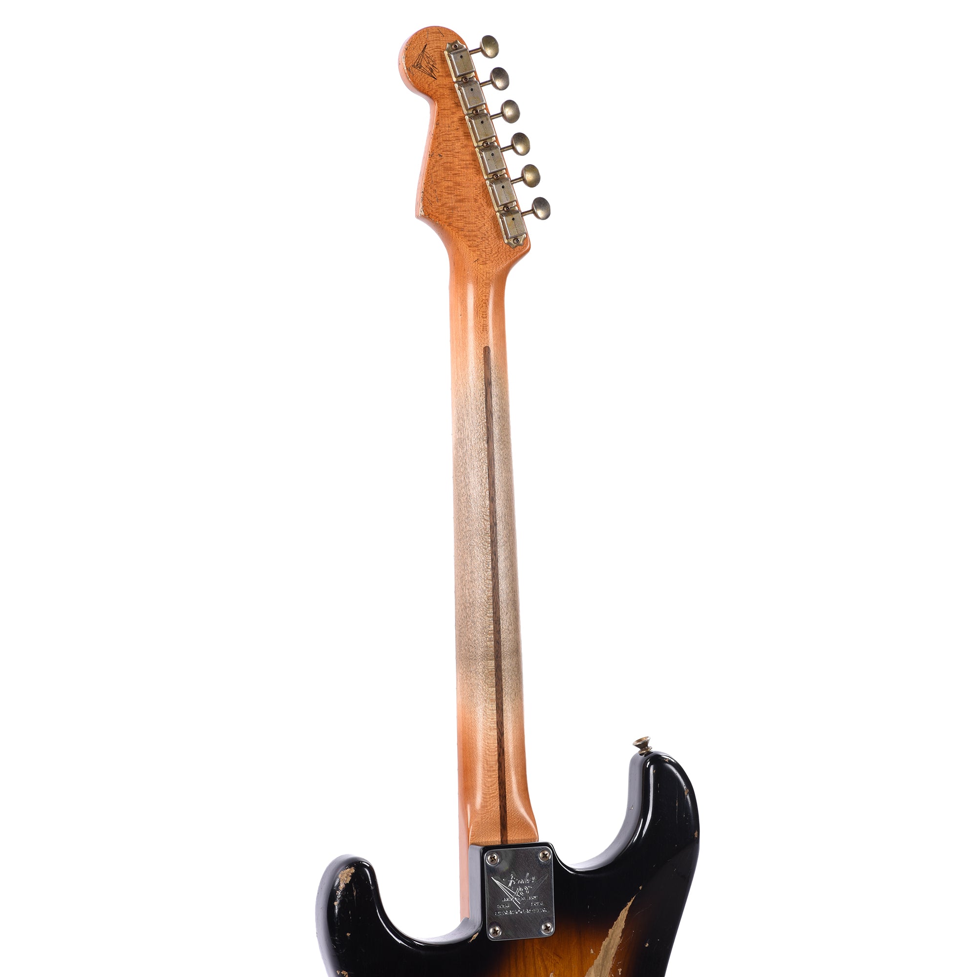 Fender Custom Shop 1954 Stratocaster Relic Wide Band Black 2-Color Sunburst Master Built by Levi Perry w/Fuzz Circuit Electric Guitars / Solid Body