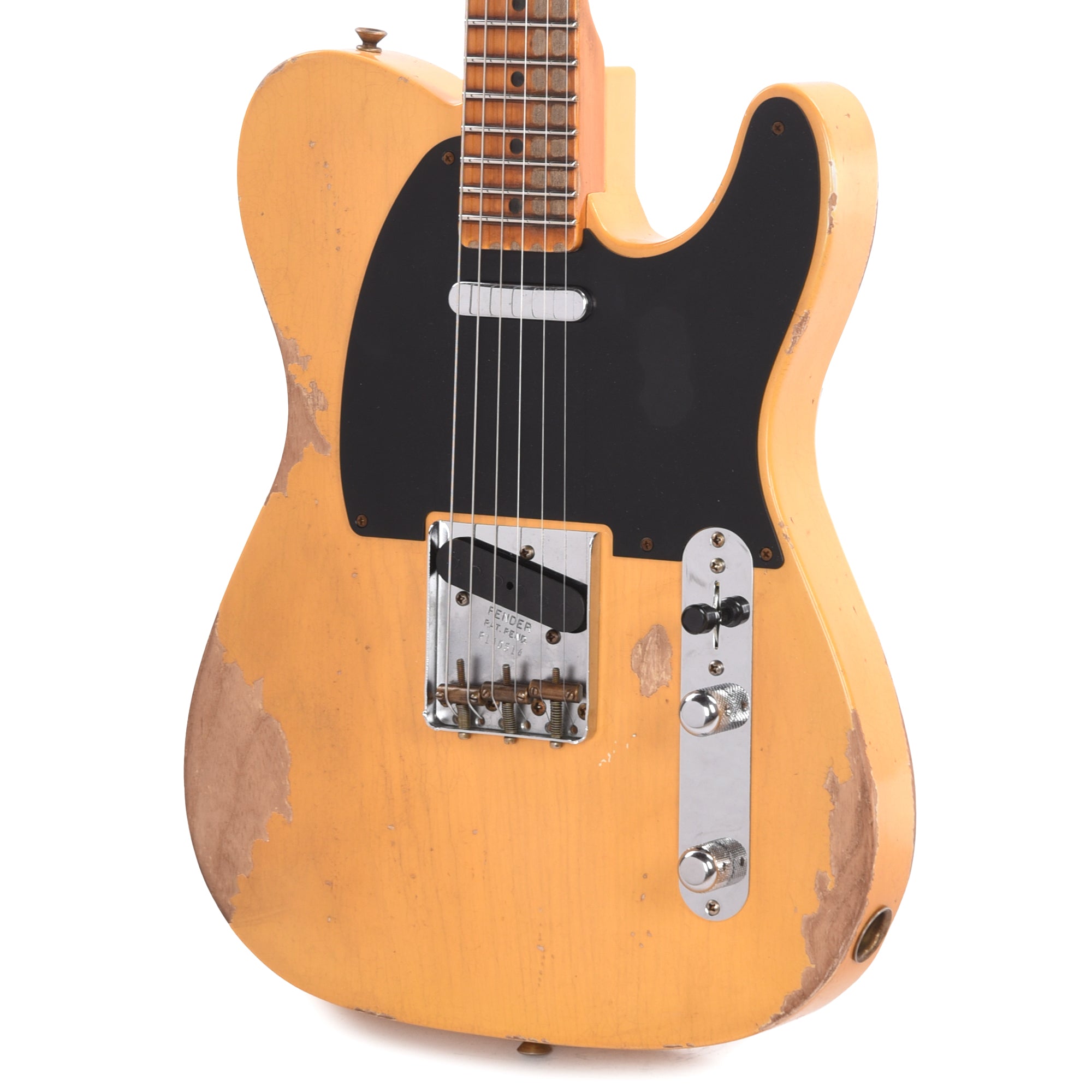 Fender Custom Shop 1954 Telecaster Heavy Relic Faded Aged Nocaster Blonde Electric Guitars / Solid Body