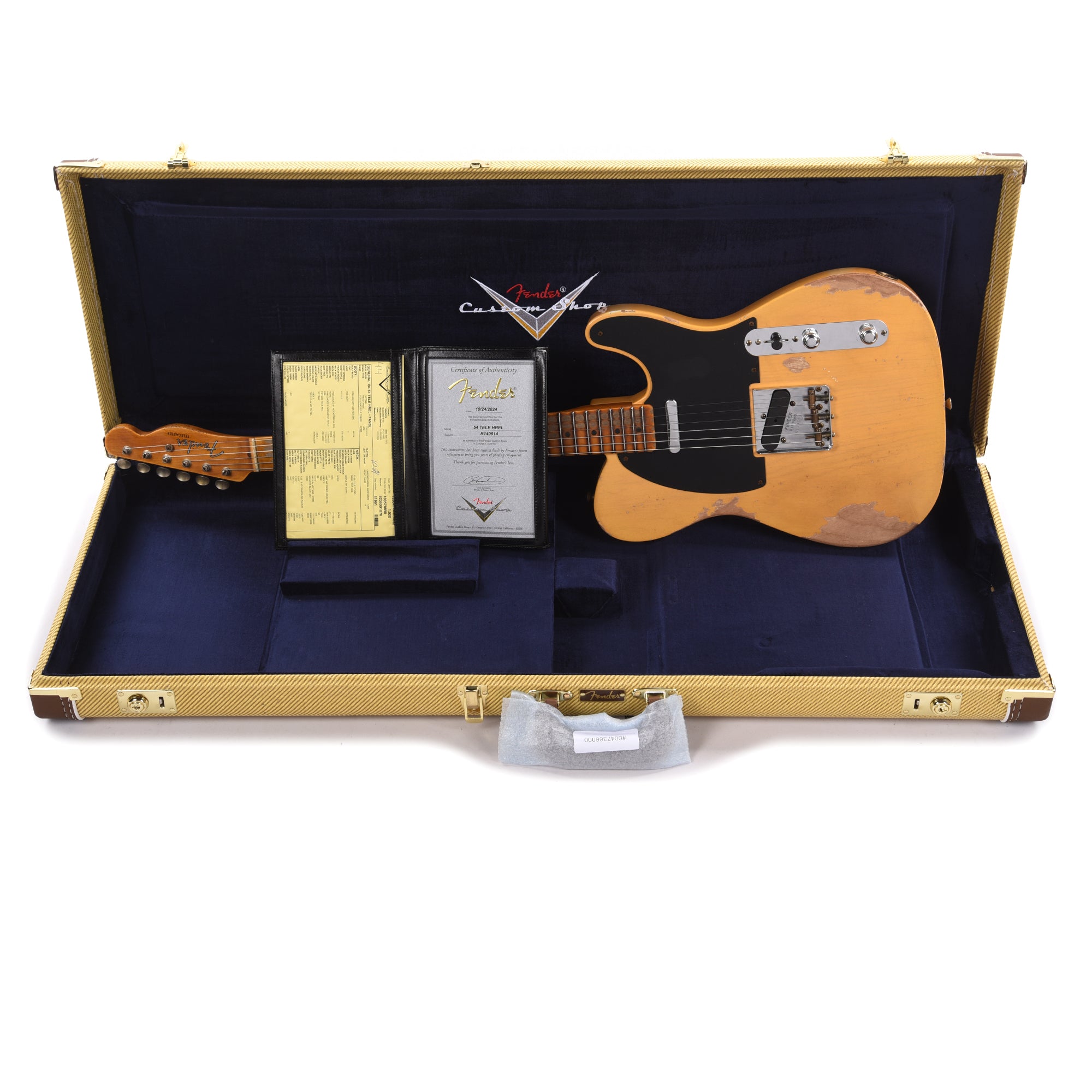Fender Custom Shop 1954 Telecaster Heavy Relic Faded Aged Nocaster Blonde Electric Guitars / Solid Body